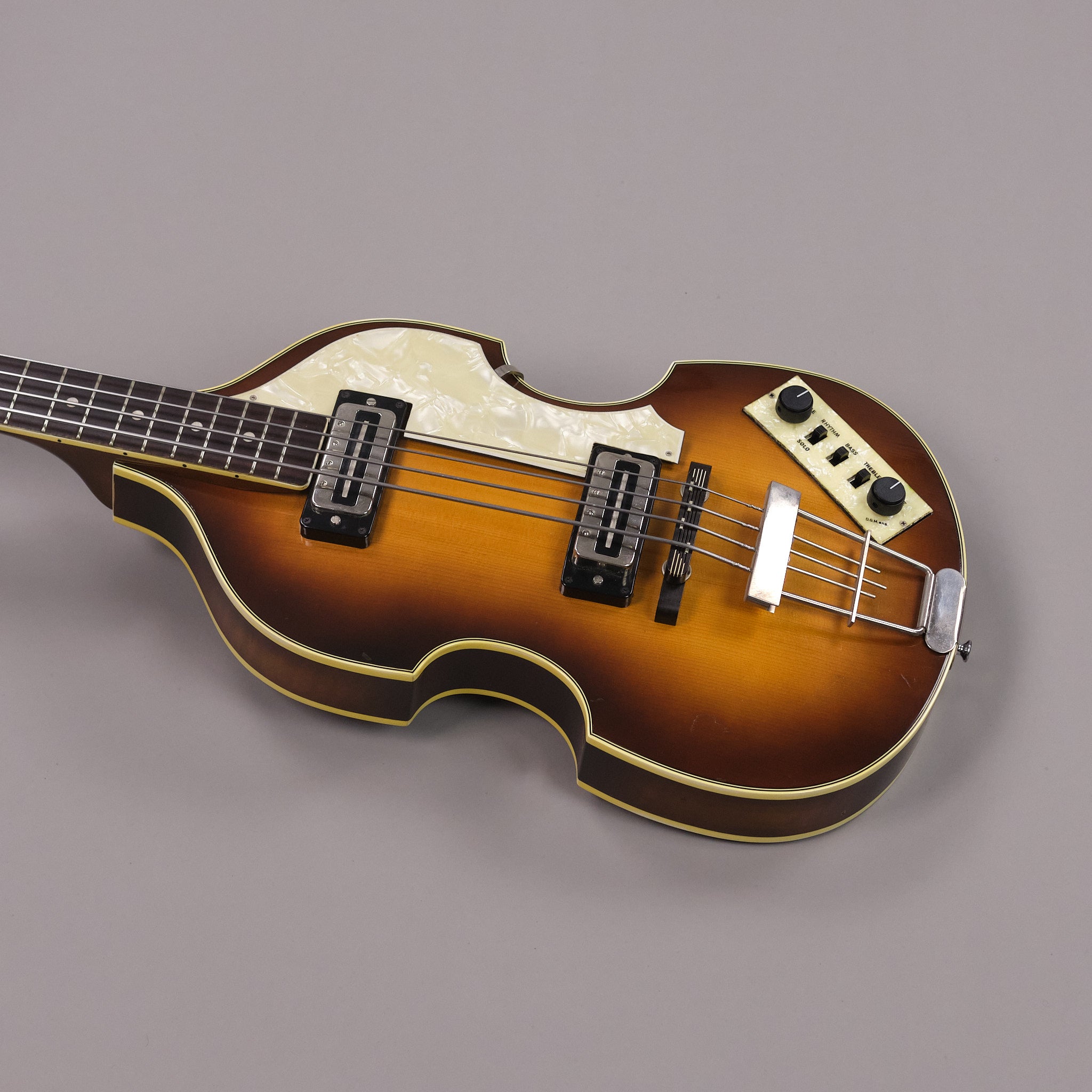 1988 Hofner 500/1 'Viola Bass' (Germany, Sunburst, Blade Pickups, OHSC)