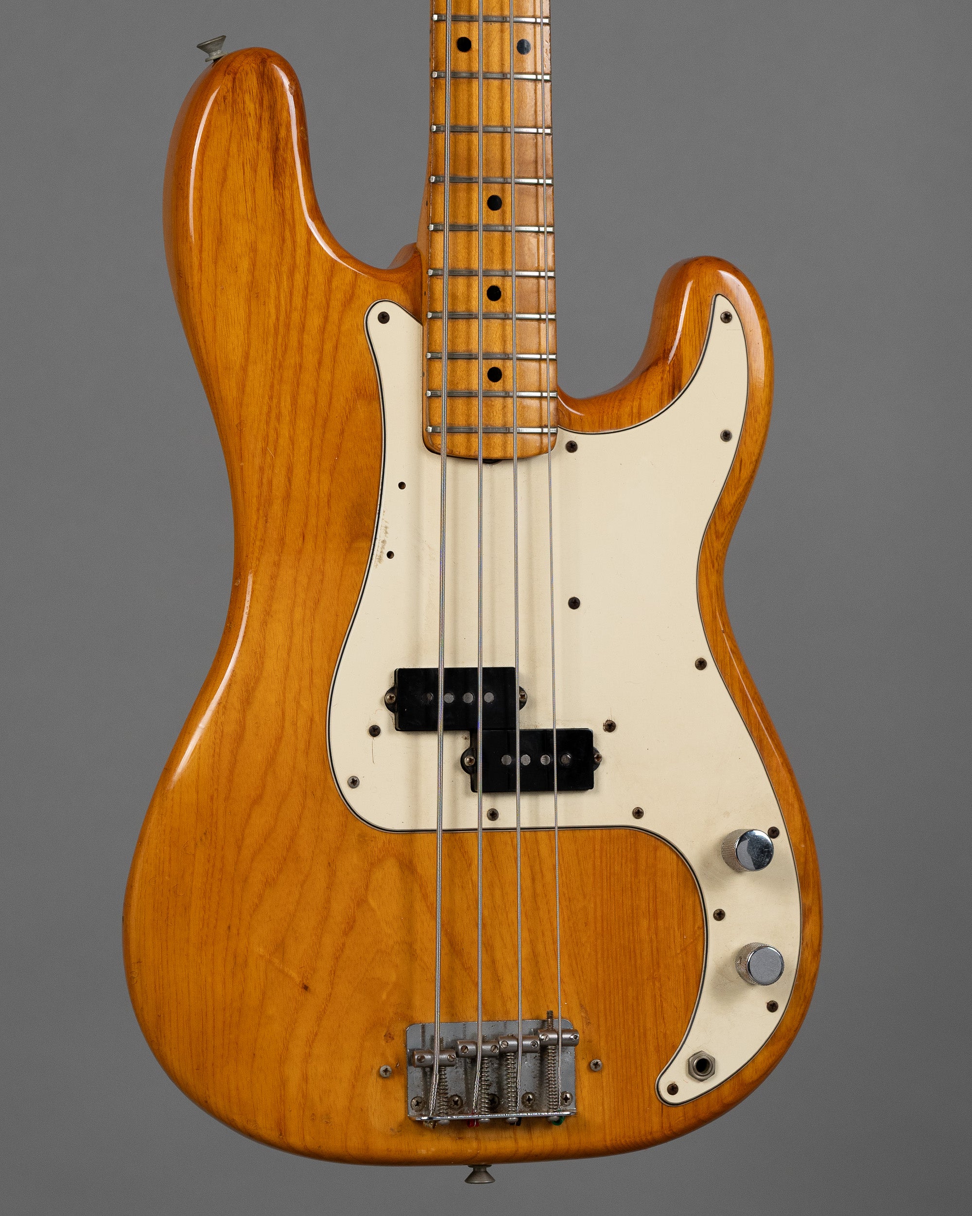 1974 Fender Precision Bass (USA, Natural, OHSC)