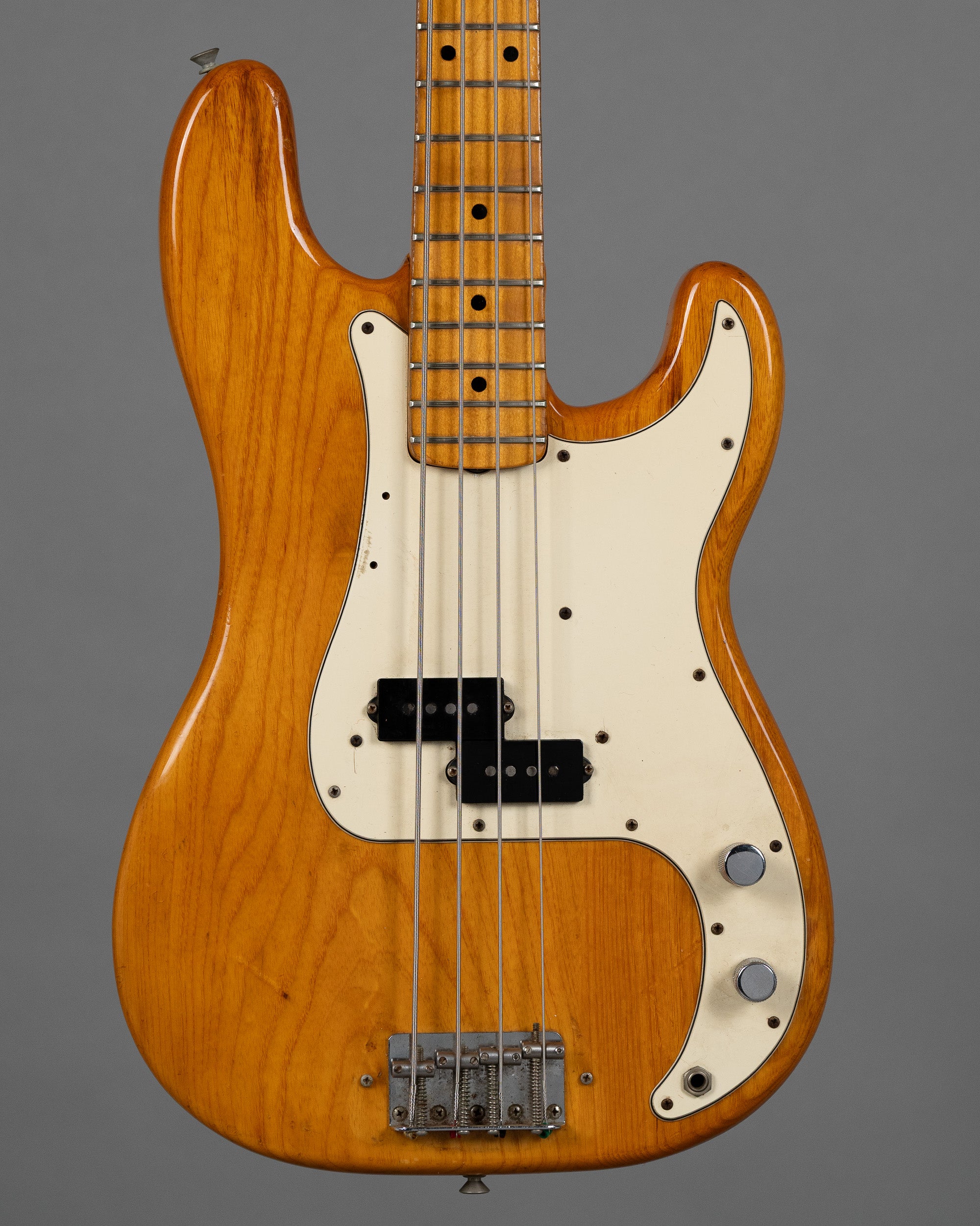 1974 Fender Precision Bass (USA, Natural, OHSC)