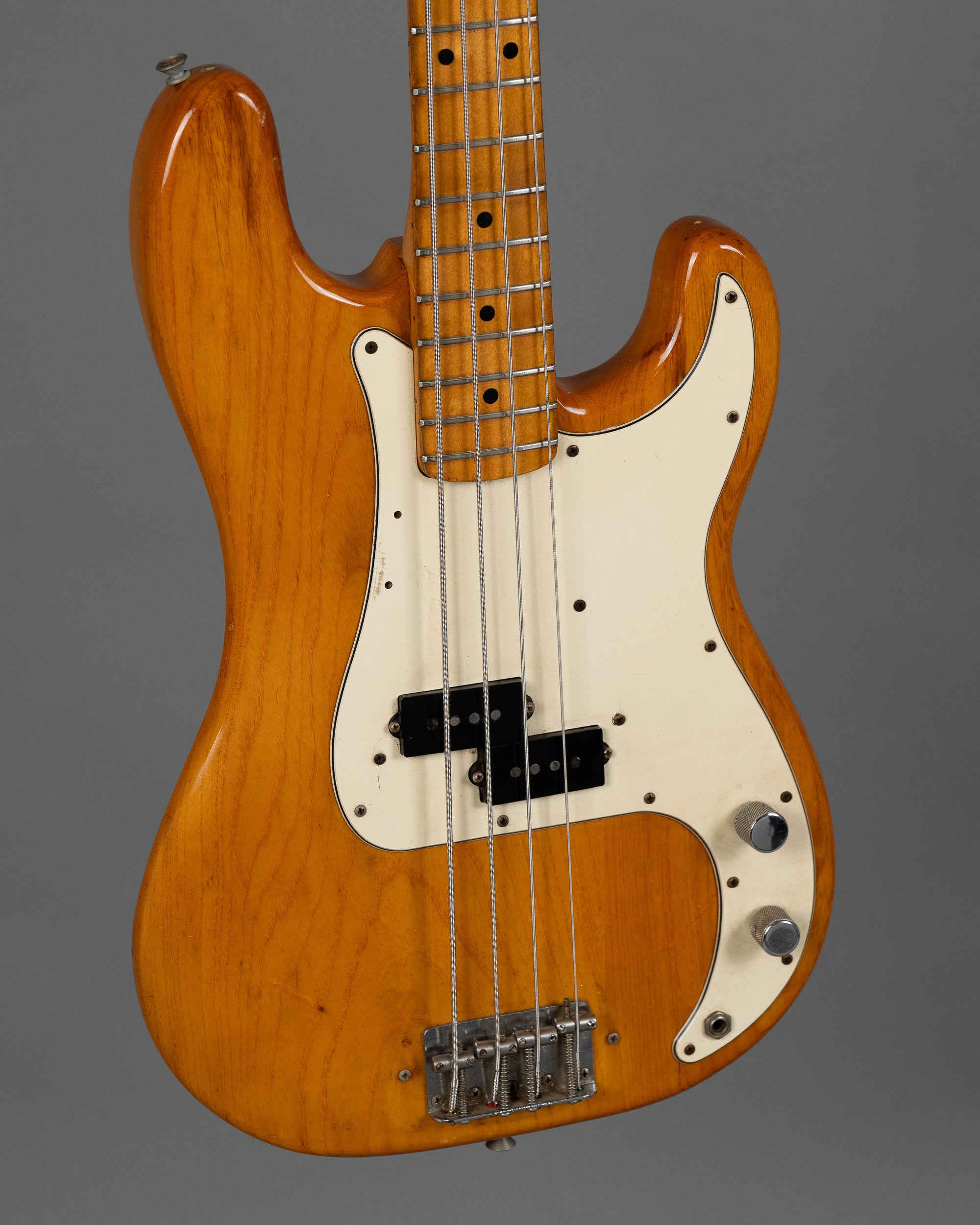 1974 Fender Precision Bass (USA, Natural, OHSC)