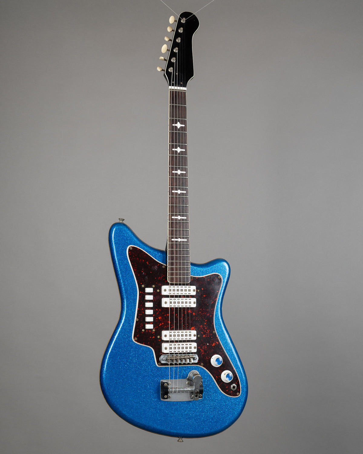 c1963 Eko 500/V4 (Italy, Blue Sparkle)