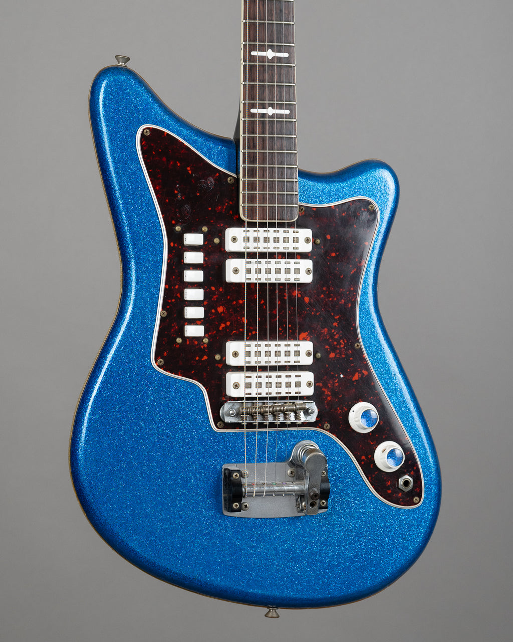 c1963 Eko 500/V4 (Italy, Blue Sparkle)