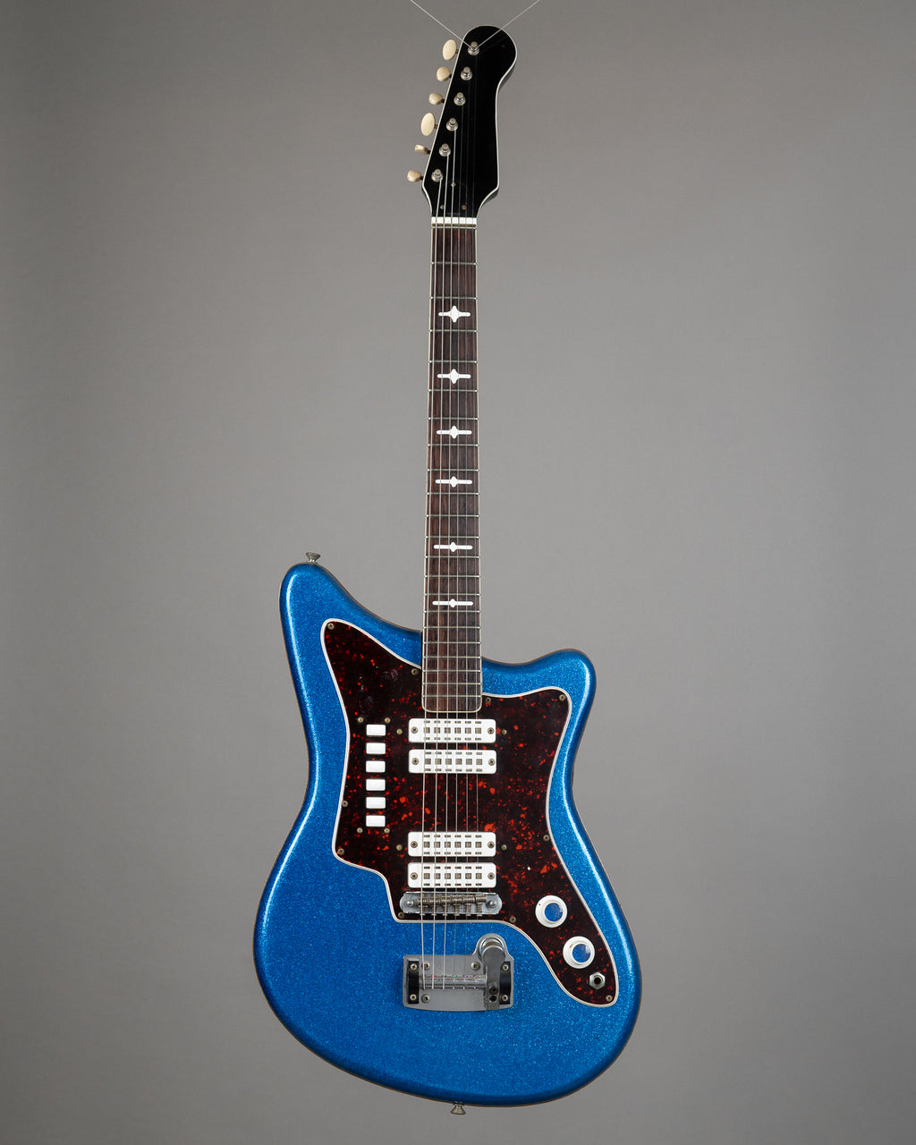 c1963 Eko 500/V4 (Italy, Blue Sparkle)