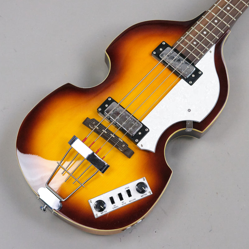 c2020s Hofner Ignition Series Beatle Bass (China, Sunburst, Hardcase)