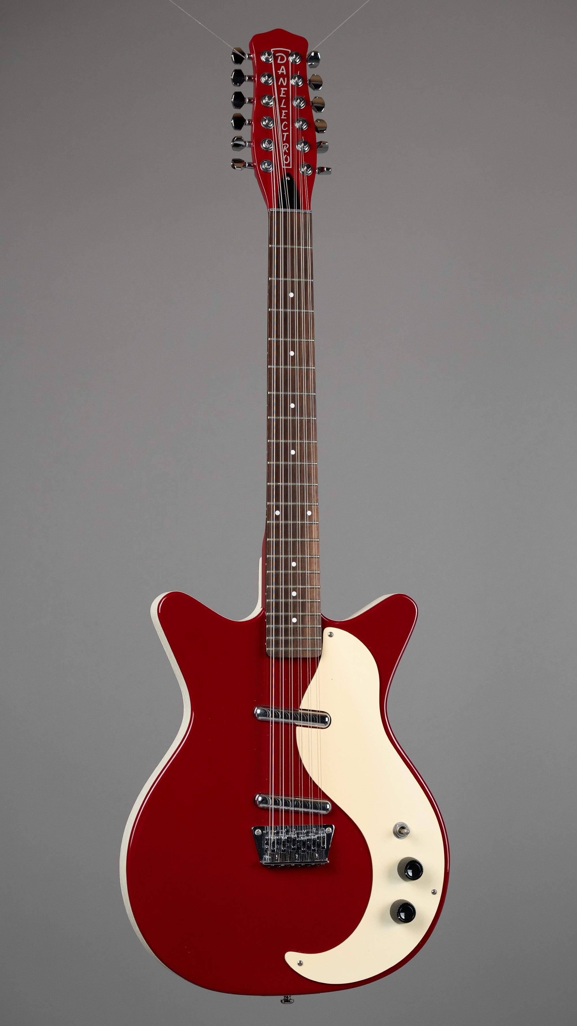 2007 Danelectro DC59 12 String (Korea, Red, Original Gig Bag)