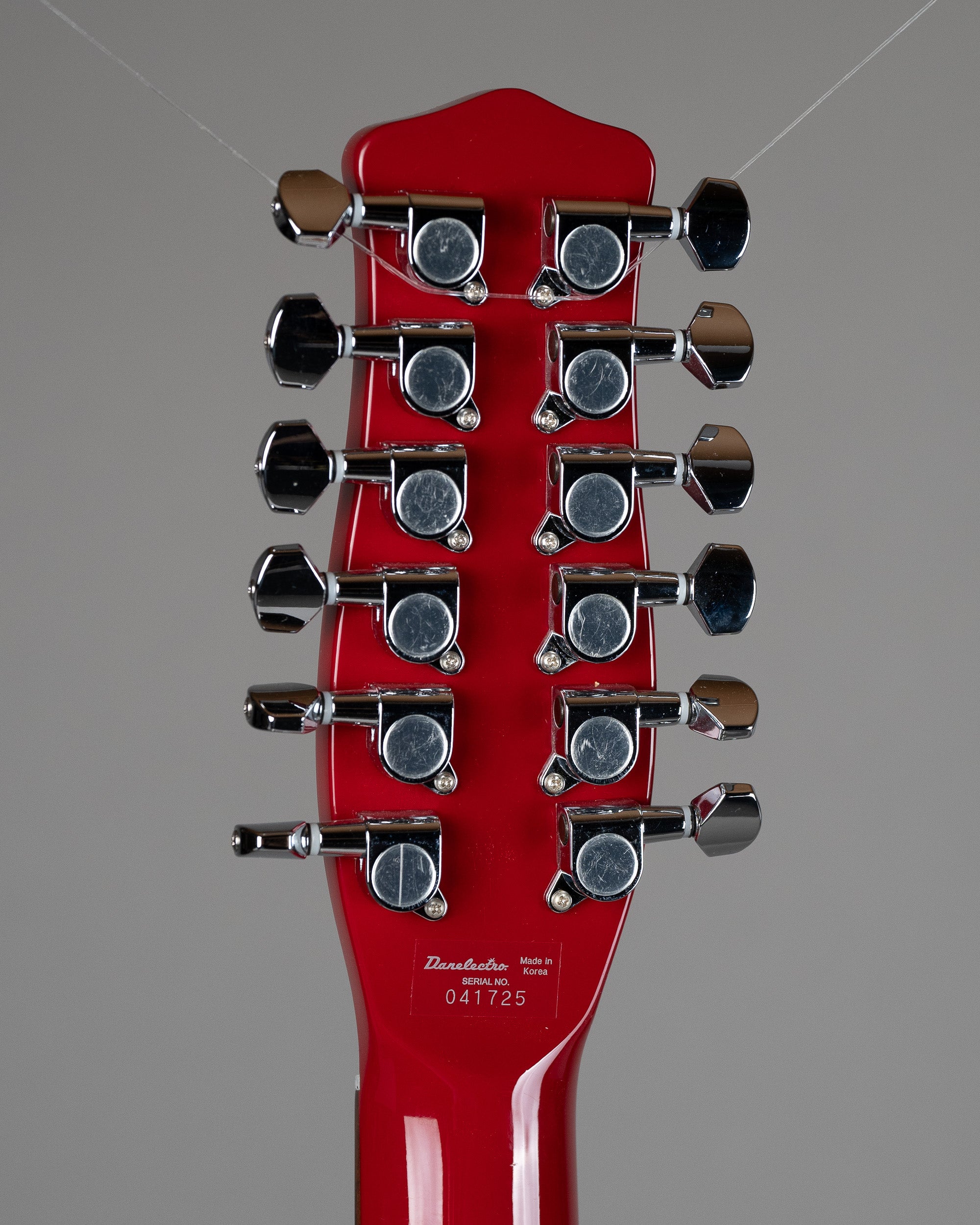 2007 Danelectro DC59 12 String (Korea, Red, Original Gig Bag)