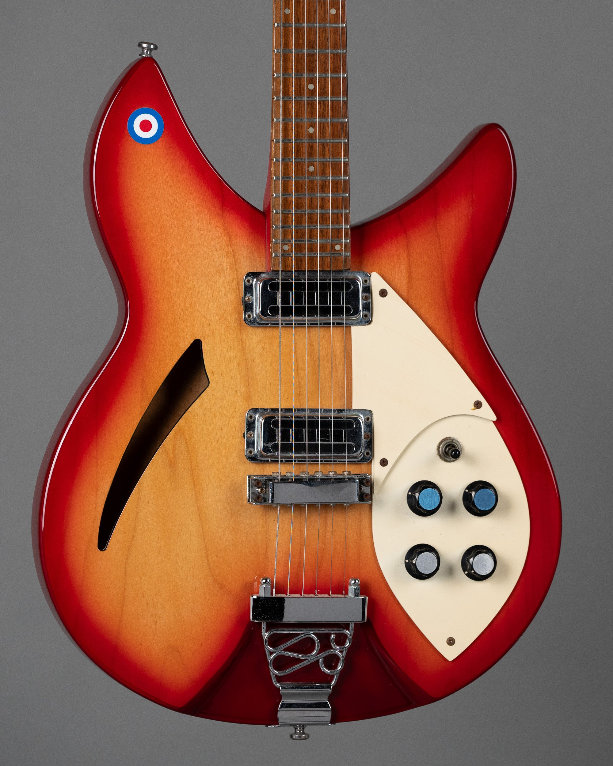 c1990s Tokai 'Rickenbacker' 330 (Korea, Fireglo)