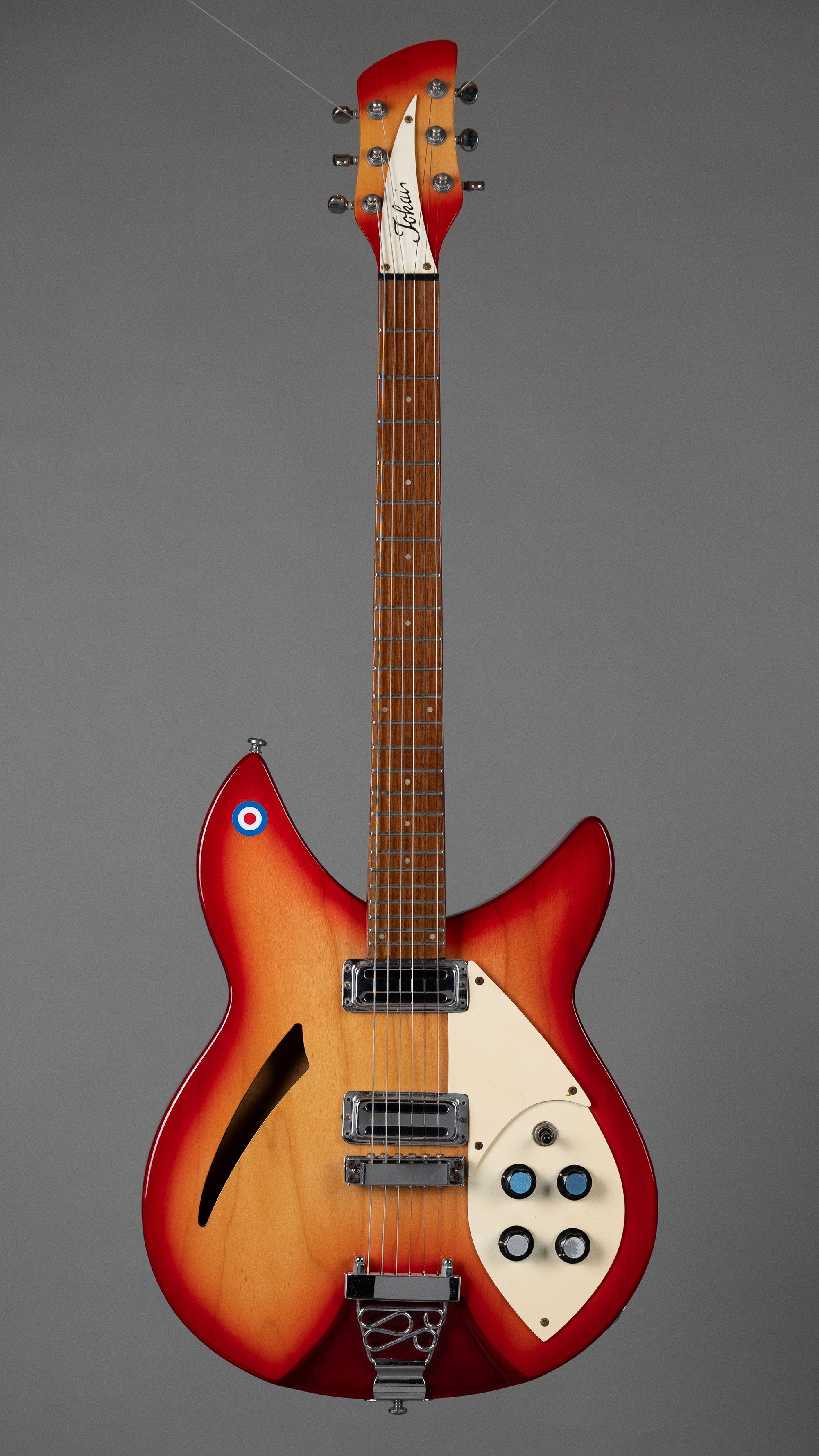 c1990s Tokai 'Rickenbacker' 330 (Korea, Fireglo)