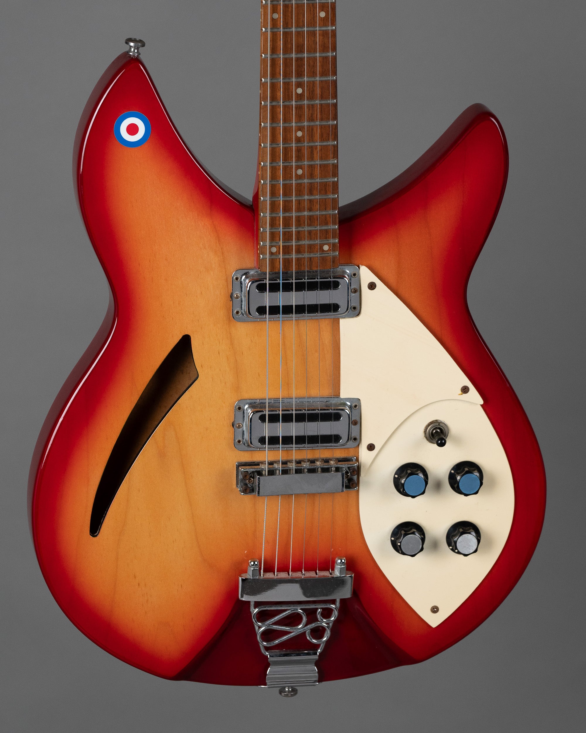 c1990s Tokai 'Rickenbacker' 330 (Korea, Fireglo)