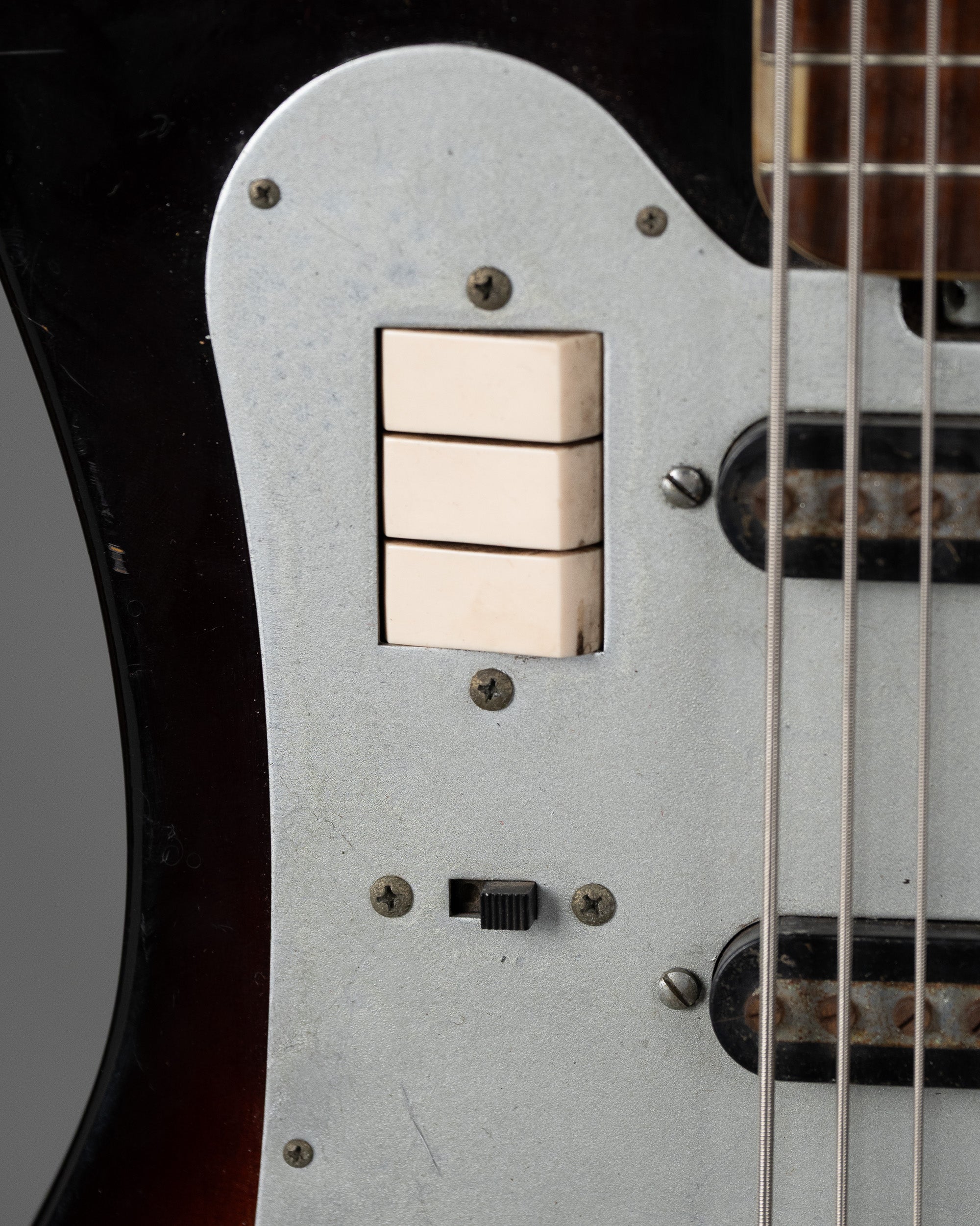 c1960s Teisco TB-64 'Bass VI/Baritone' (Japan, Sunburst)