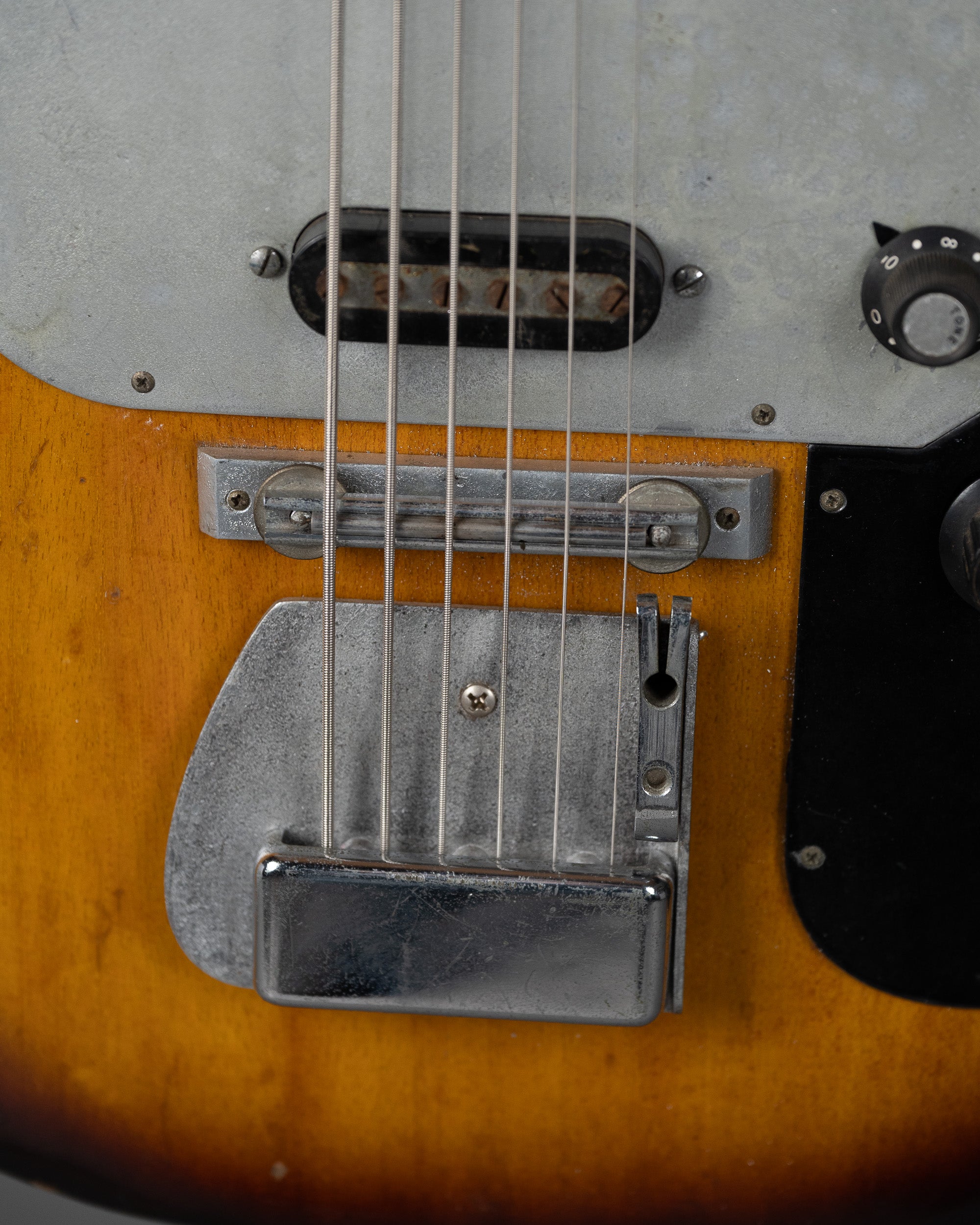 c1960s Teisco TB-64 'Bass VI/Baritone' (Japan, Sunburst)