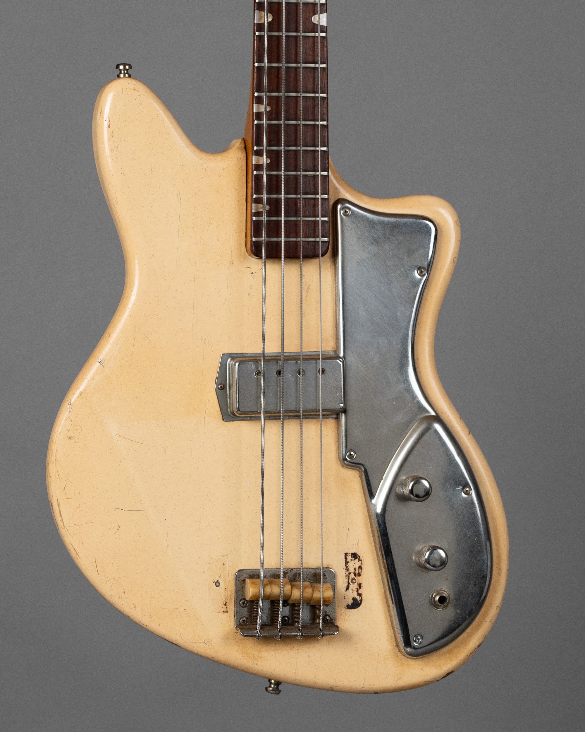 c1970s Guyatone EB-4 Bass (Japan, White)