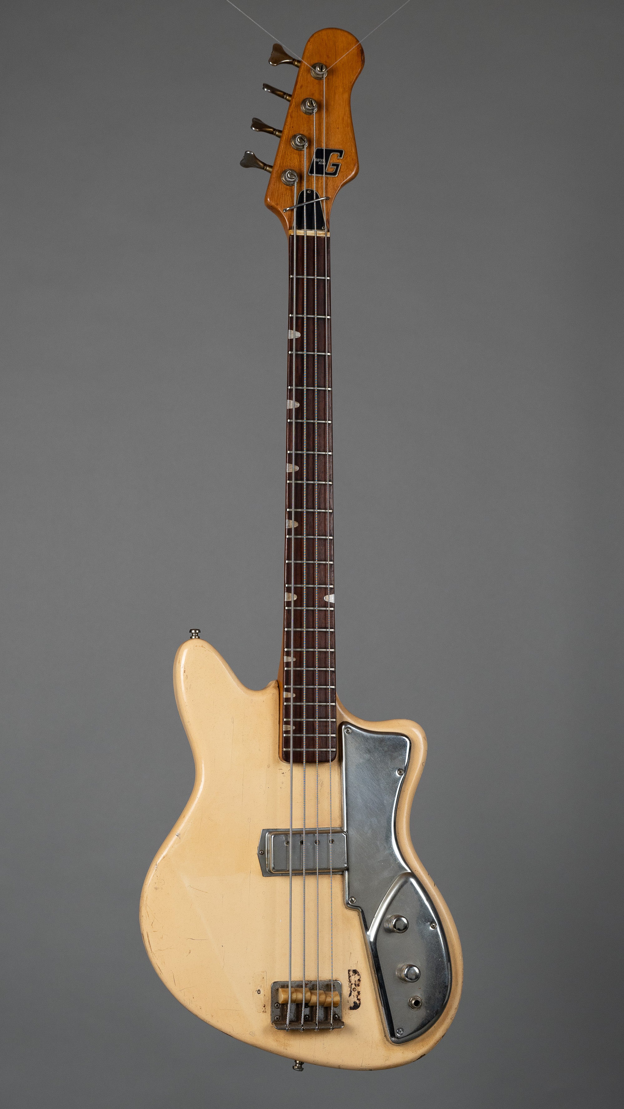 c1970s Guyatone EB-4 Bass (Japan, White)