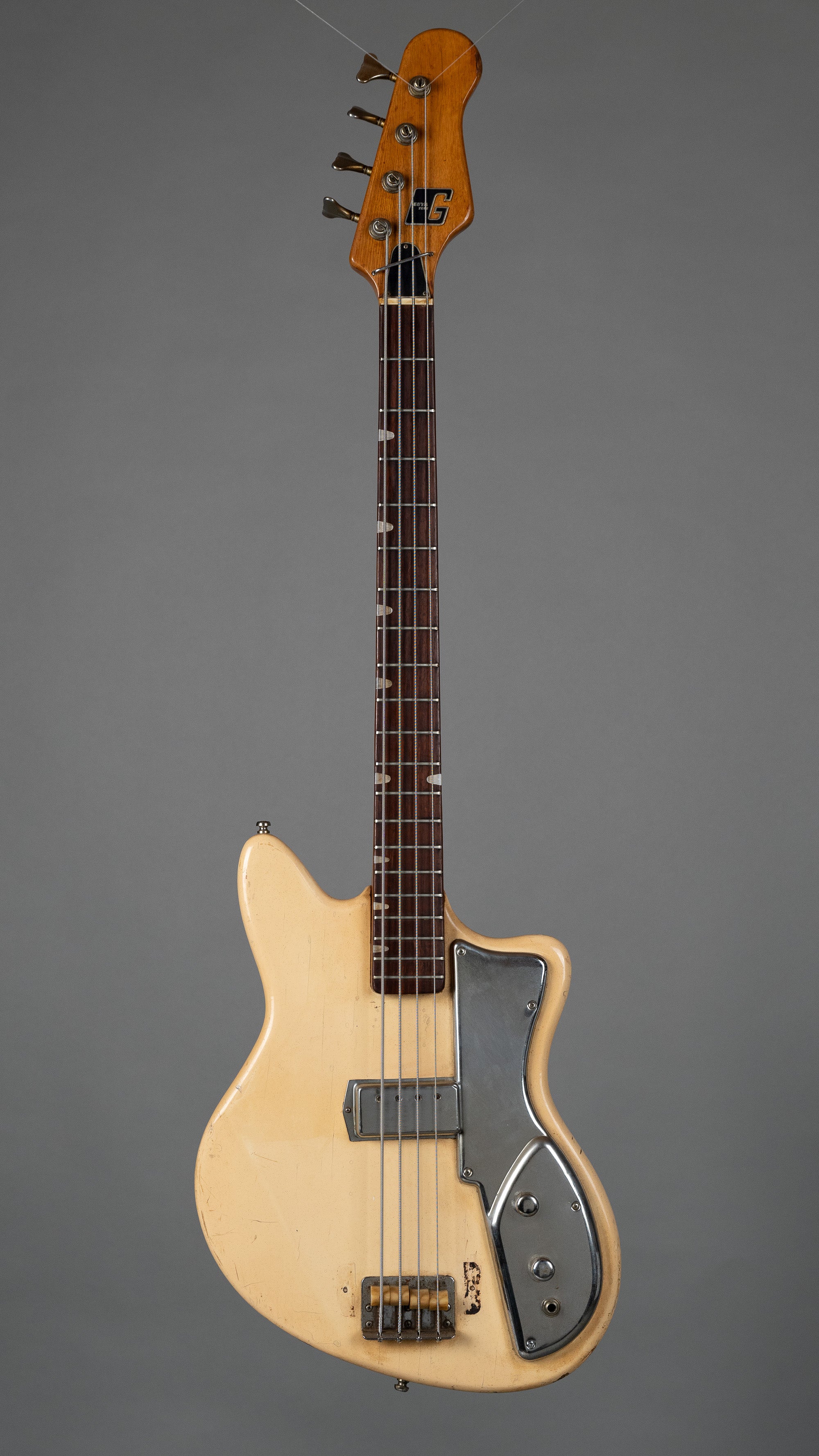 c1970s Guyatone EB-4 Bass (Japan, White)