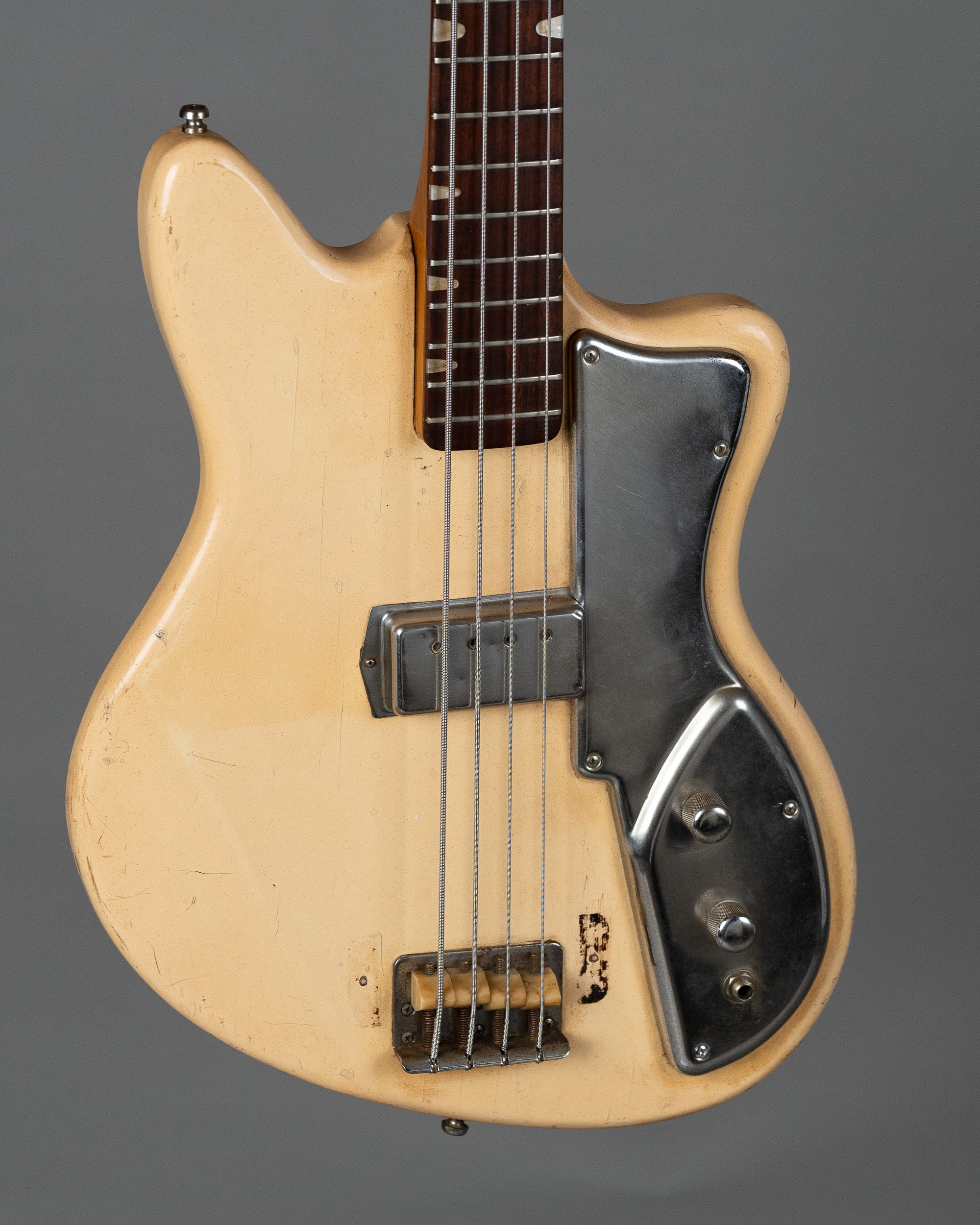 c1970s Guyatone EB-4 Bass (Japan, White)