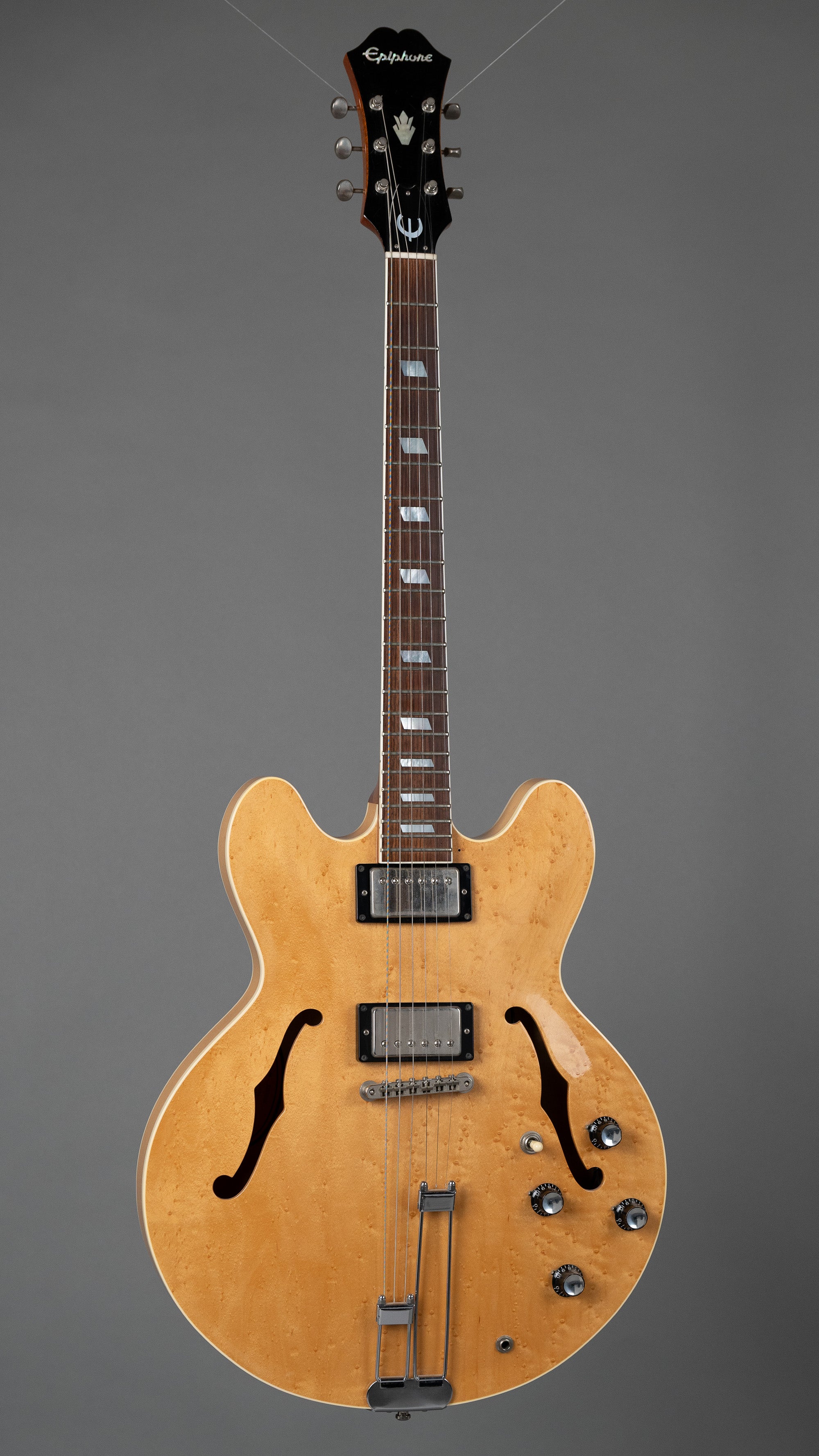 1993 Epiphone Riviera (Terada Factory, Made in Japan, Natural, HSC)