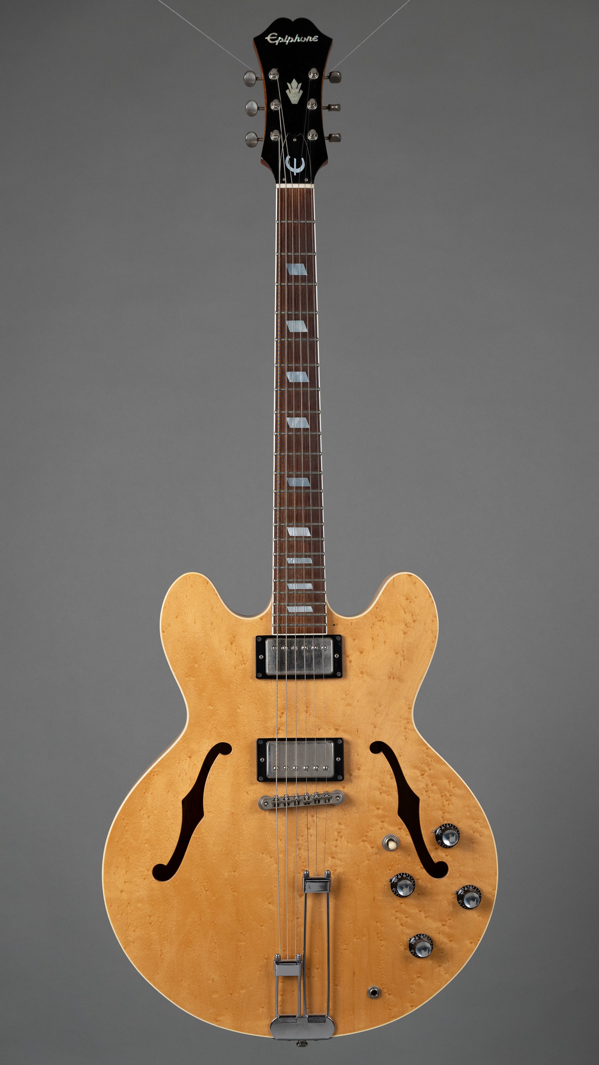 1993 Epiphone Riviera (Terada Factory, Made in Japan, Natural, HSC)