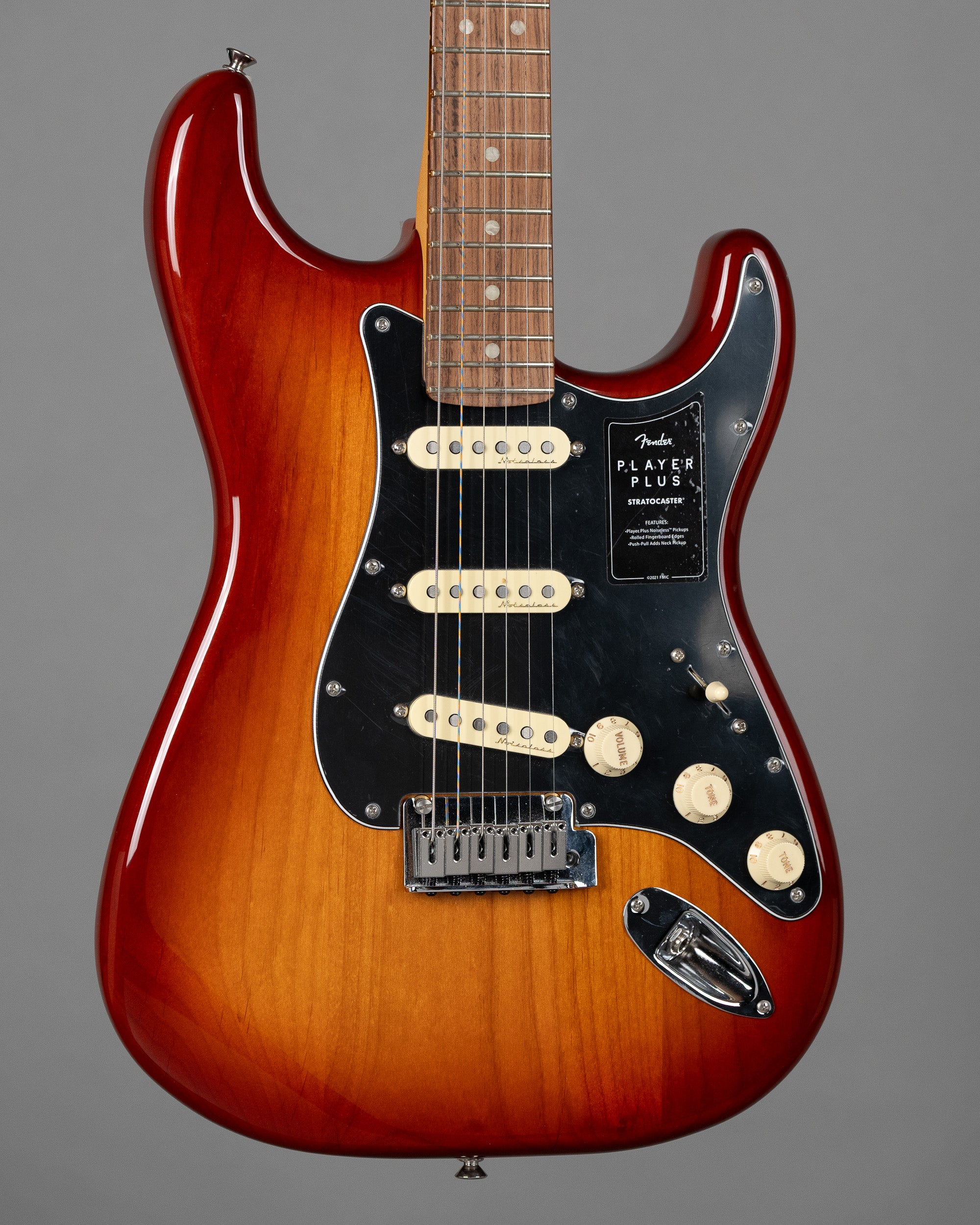 2023 Fender Player Plus Stratocaster (Mexico, Sienna Sunburst)
