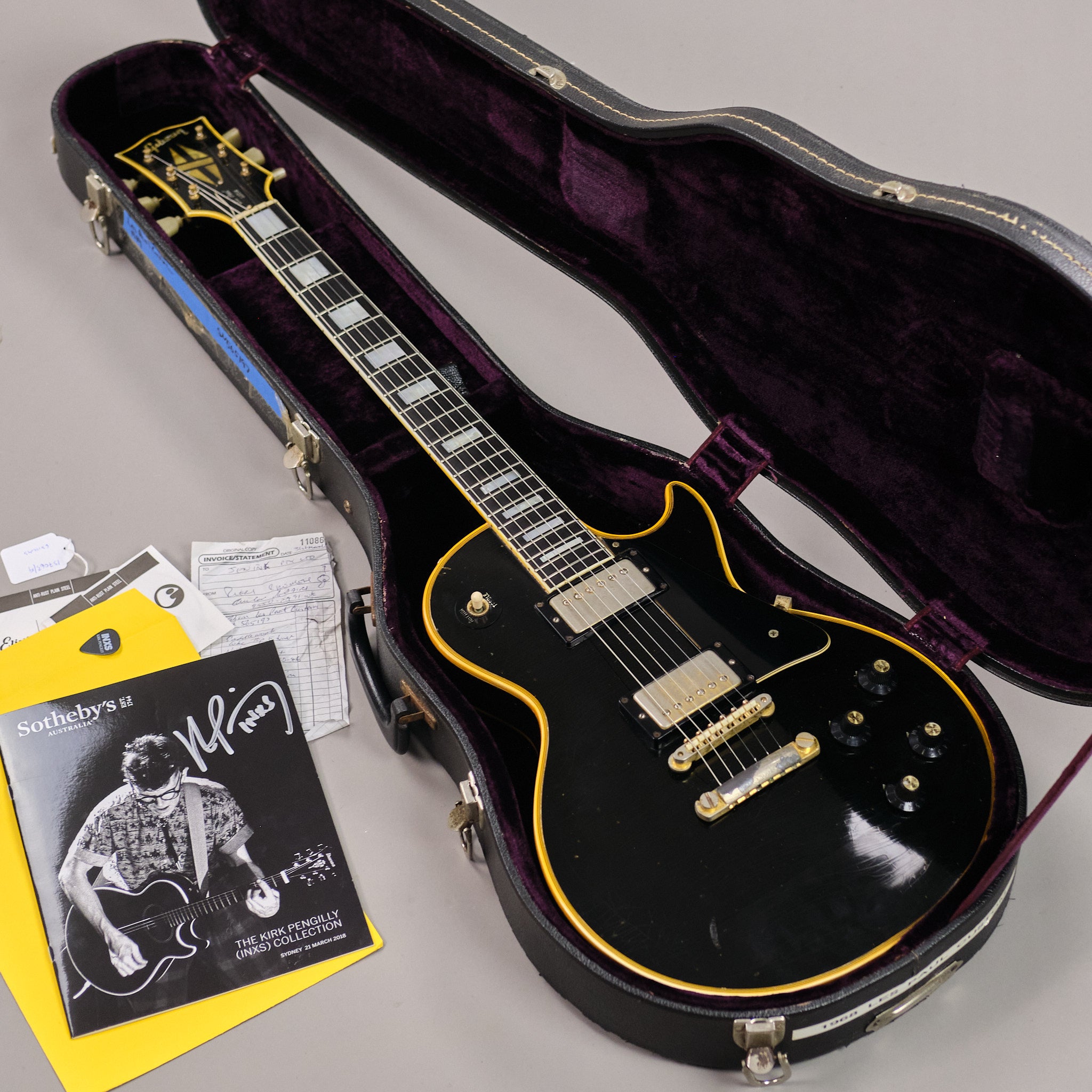 1969 Gibson Les Paul Custom (ex INXS, Black, OHSC)