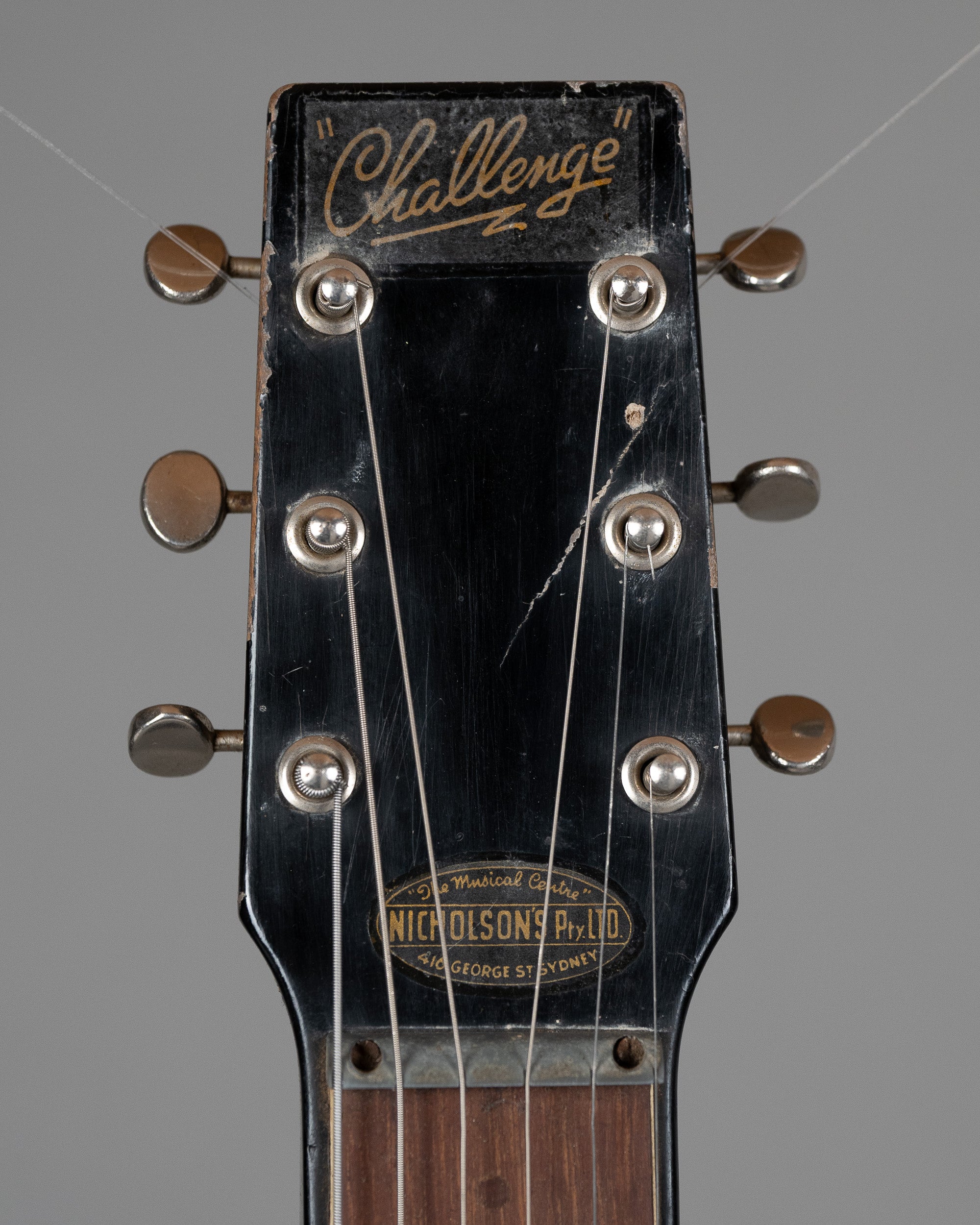 c1950s Challenger Lap Steel (Australia, Black, OHSC)