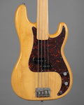 c2002 Fender PB-72 Unlined Fretless (Japan, Natural)