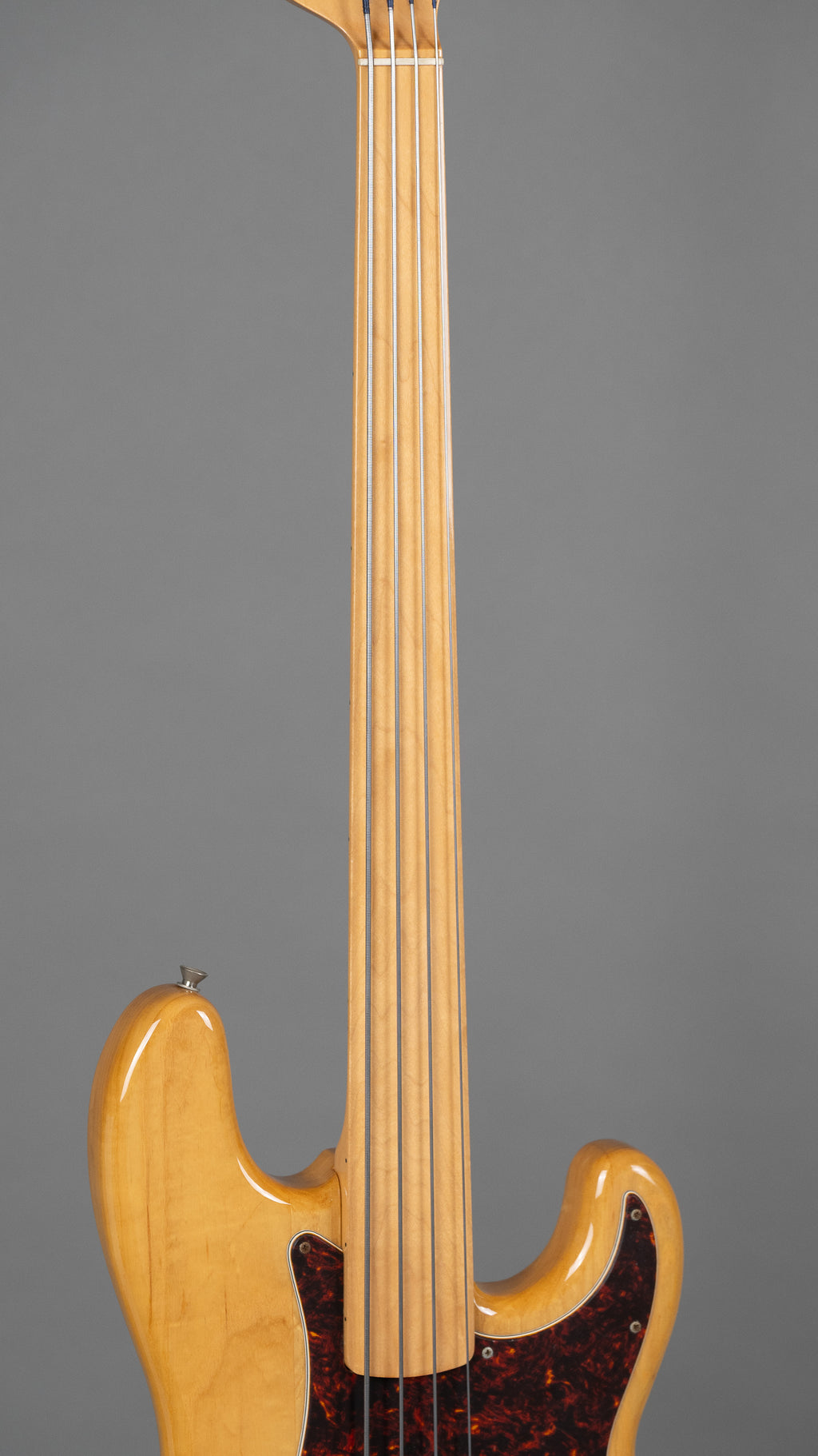 c2002 Fender PB-72 Unlined Fretless (Japan, Natural)