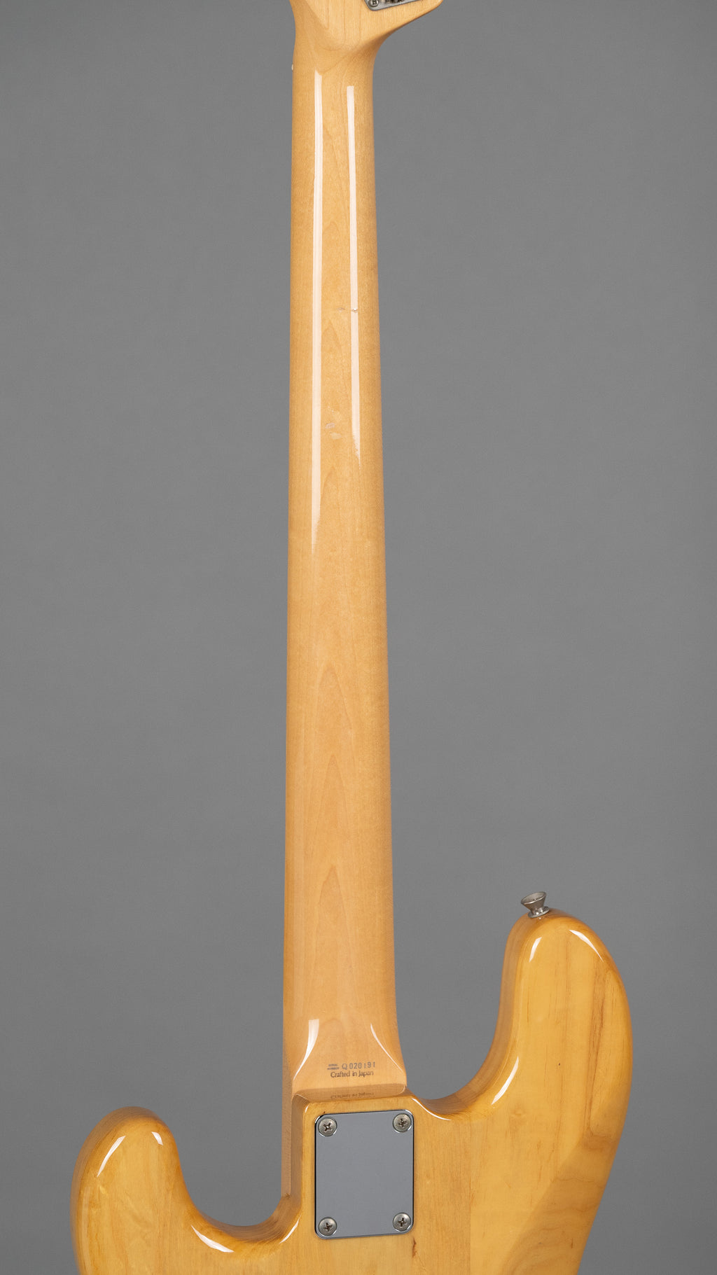 c2002 Fender PB-72 Unlined Fretless (Japan, Natural)