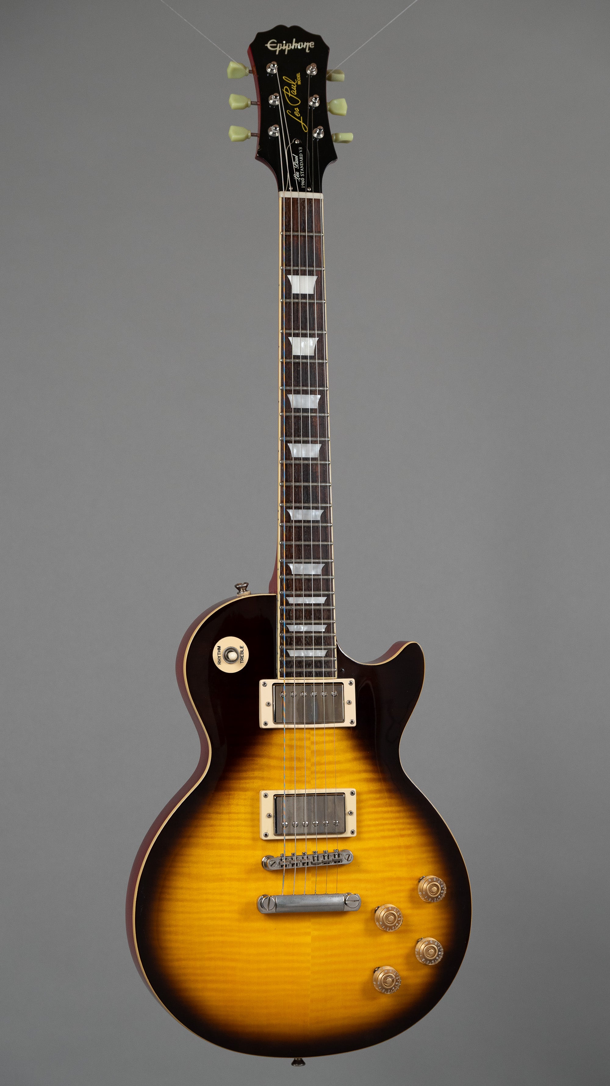 c2010 Epiphone Les Paul 1960 Standard V3 (China, Tobacco Sunburst, USA Pickups)