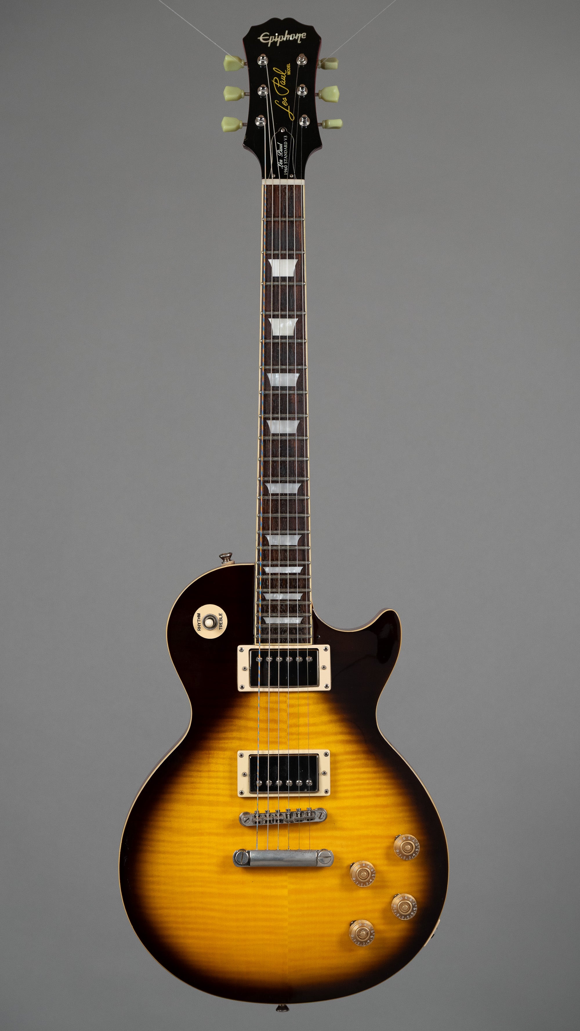 c2010 Epiphone Les Paul 1960 Standard V3 (China, Tobacco Sunburst, USA Pickups)