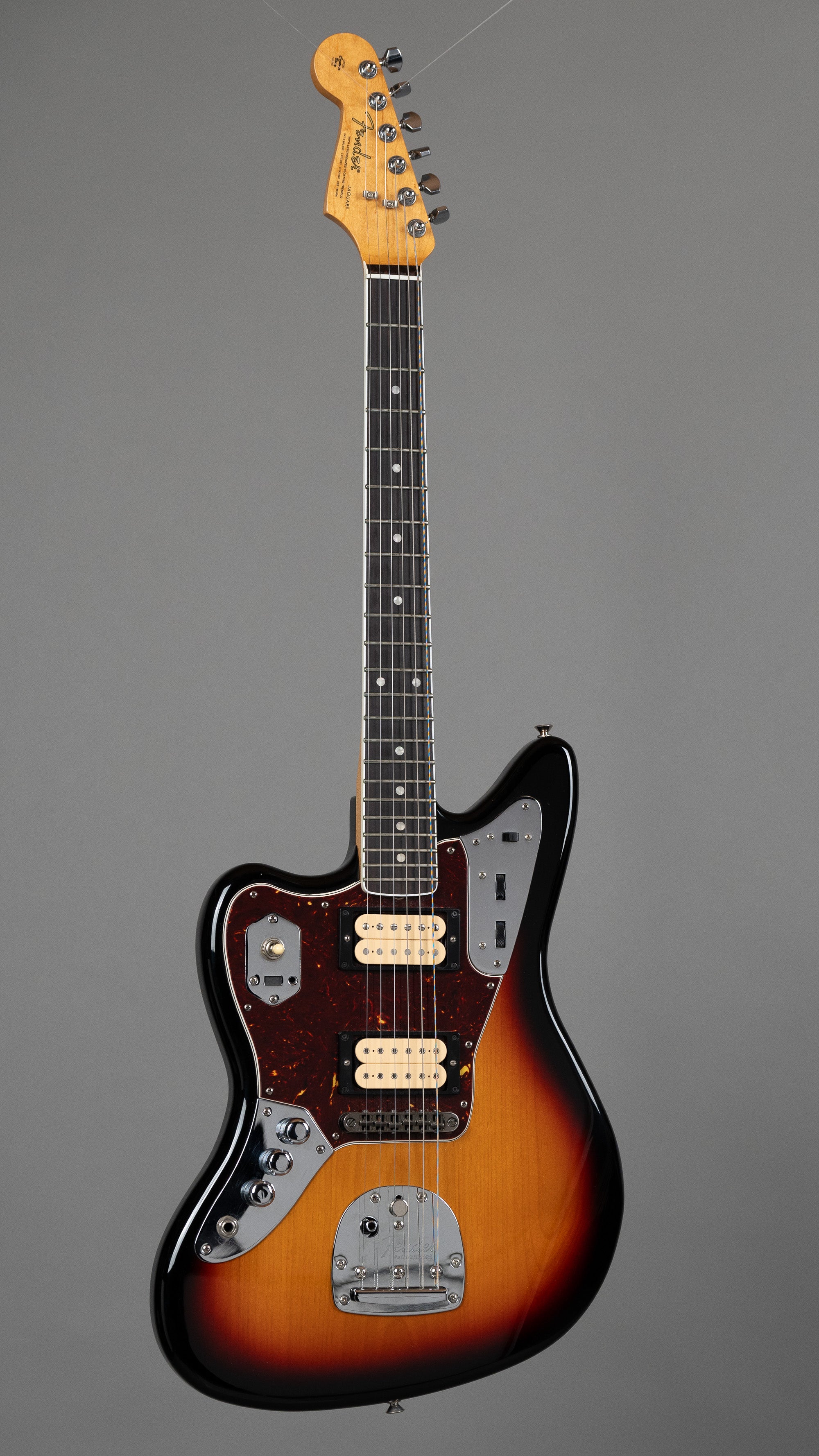 2021 Fender Kurt Cobain Jaguar (Mexico,  Left-Handed, Sunburst, Fender G&G Case)