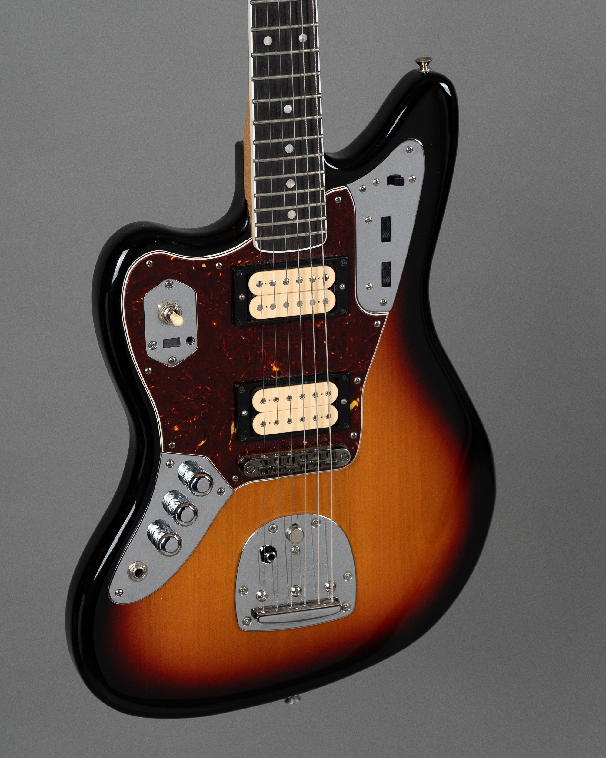 2021 Fender Kurt Cobain Jaguar (Mexico,  Left-Handed, Sunburst, Fender G&G Case)