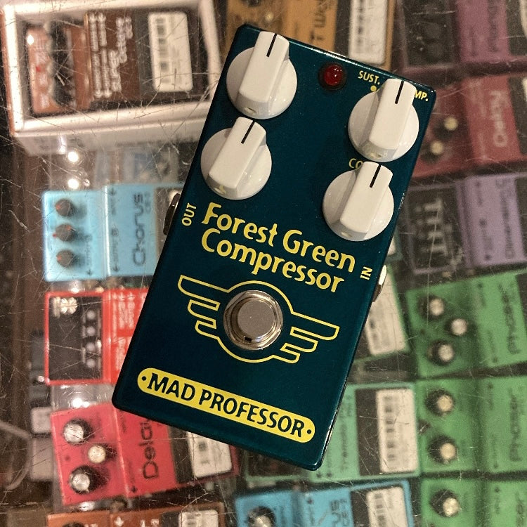 c2020s Mad Professor Forest Green Compressor (Finland, In Box With All)