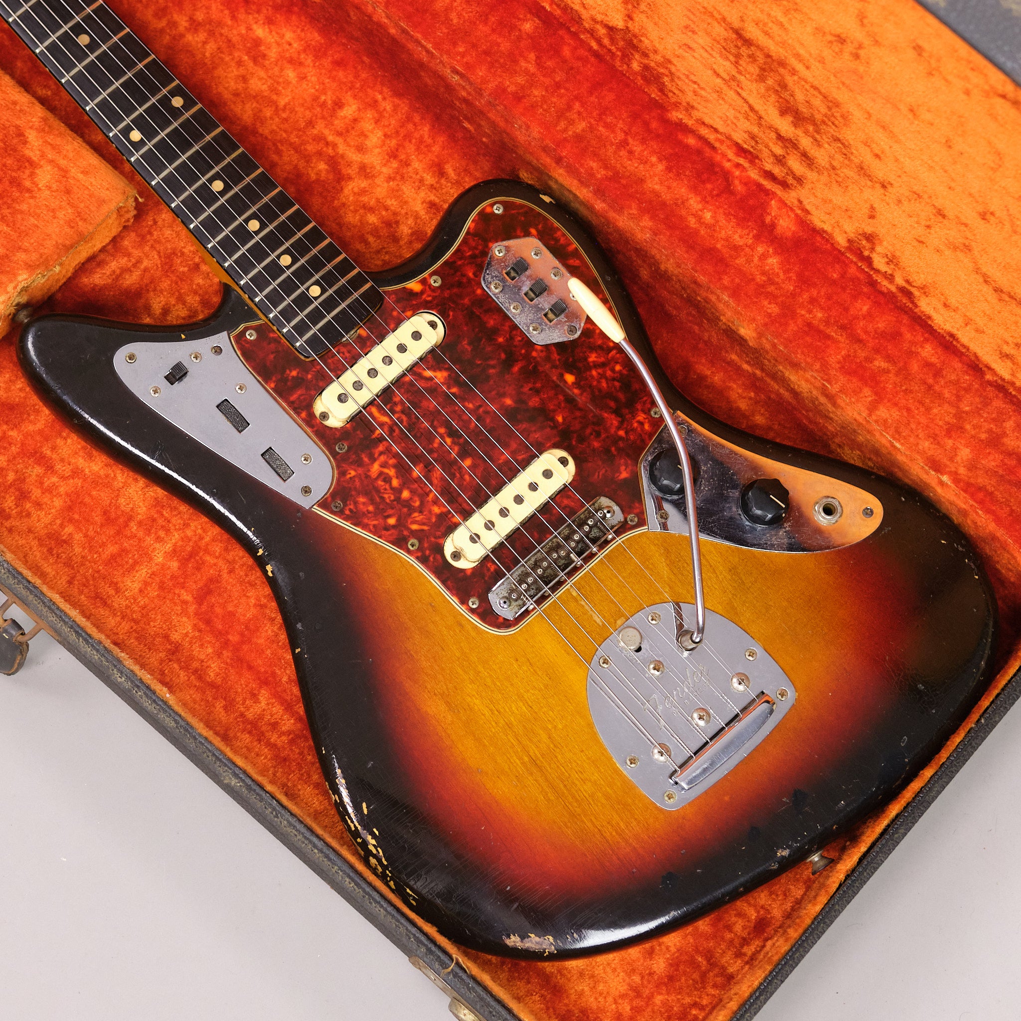 1962 Fender Jaguar (USA, Sunburst, HSC)