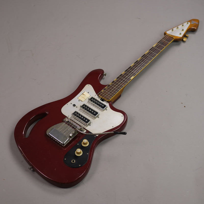 c1960s Teisco TG-64 (Japan, Red, OHSC)