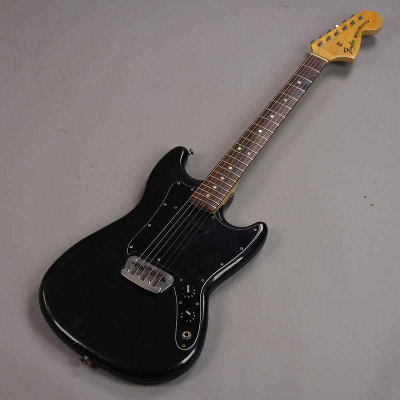 1978 Fender Musicmaster (USA, Black, OHSC)