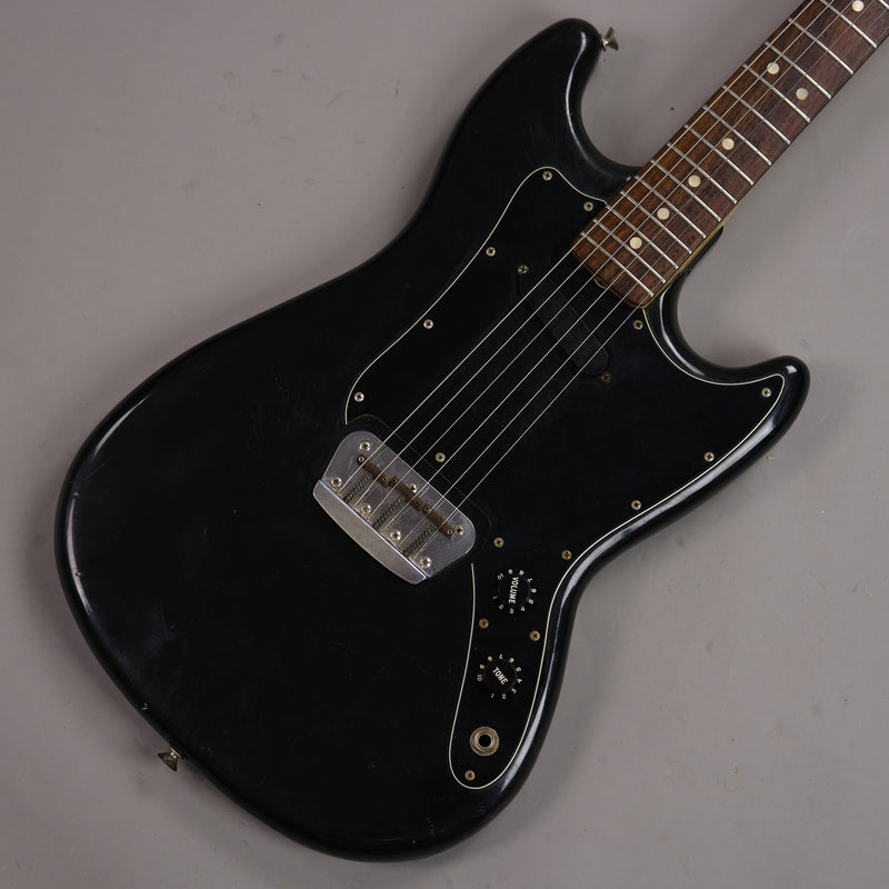 1978 Fender Musicmaster (USA, Black, OHSC)