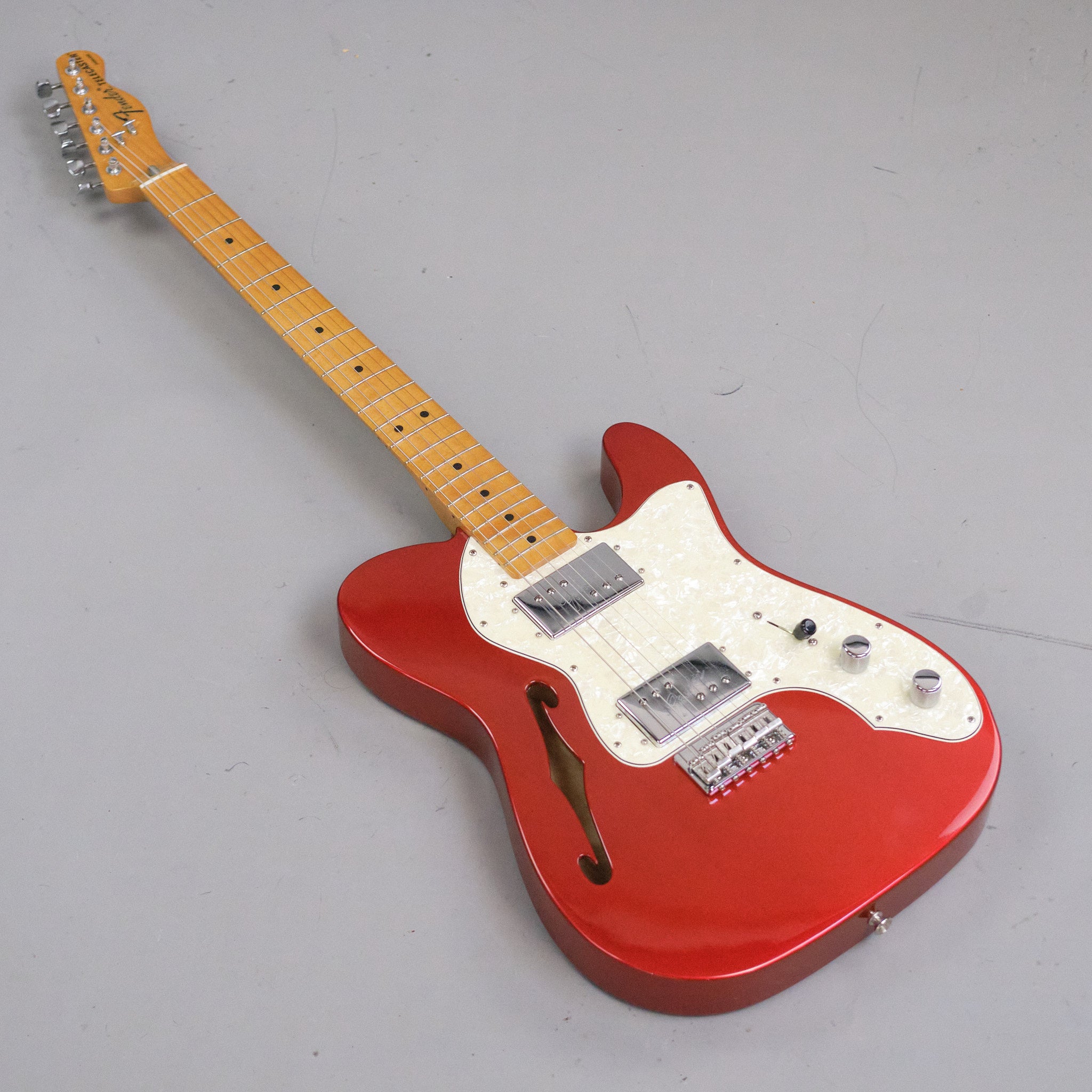 2019 Fender Vintera Telecaster Thinline (Mexico, Candy Apple Red)