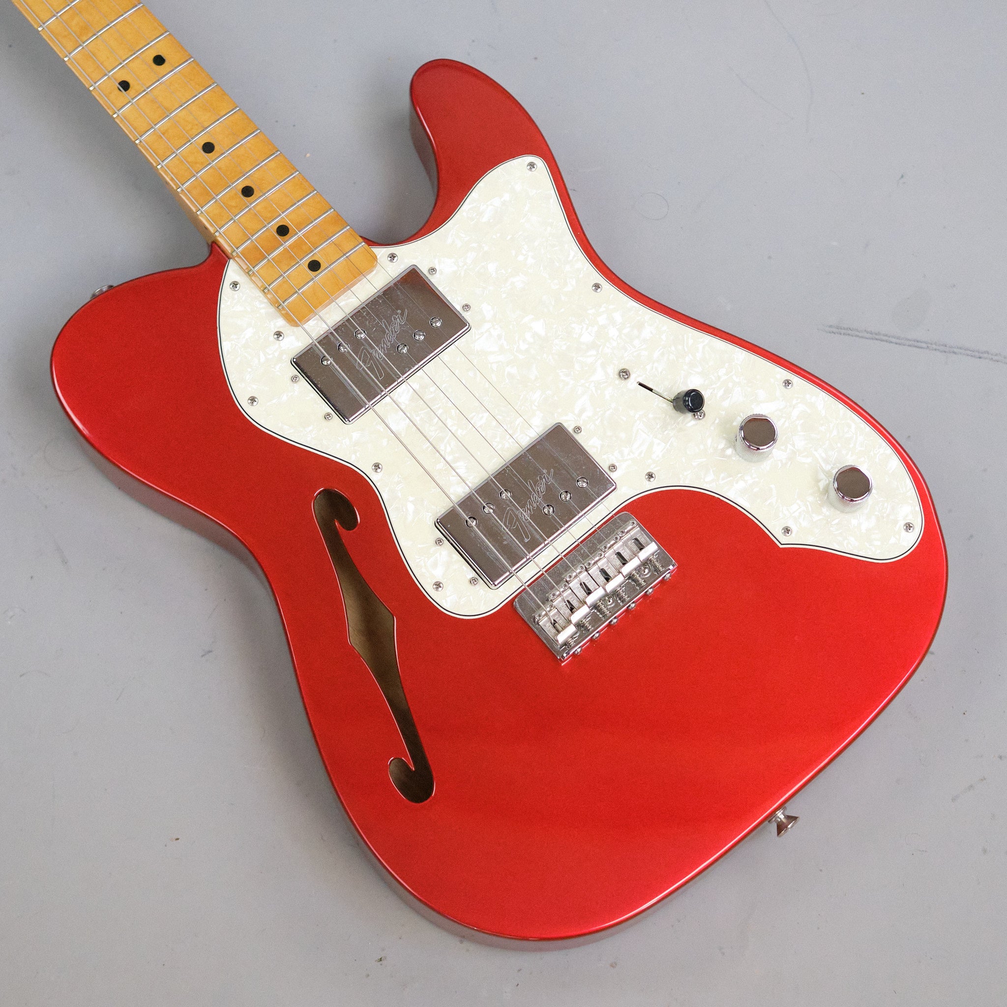 2019 Fender Vintera Telecaster Thinline (Mexico, Candy Apple Red)