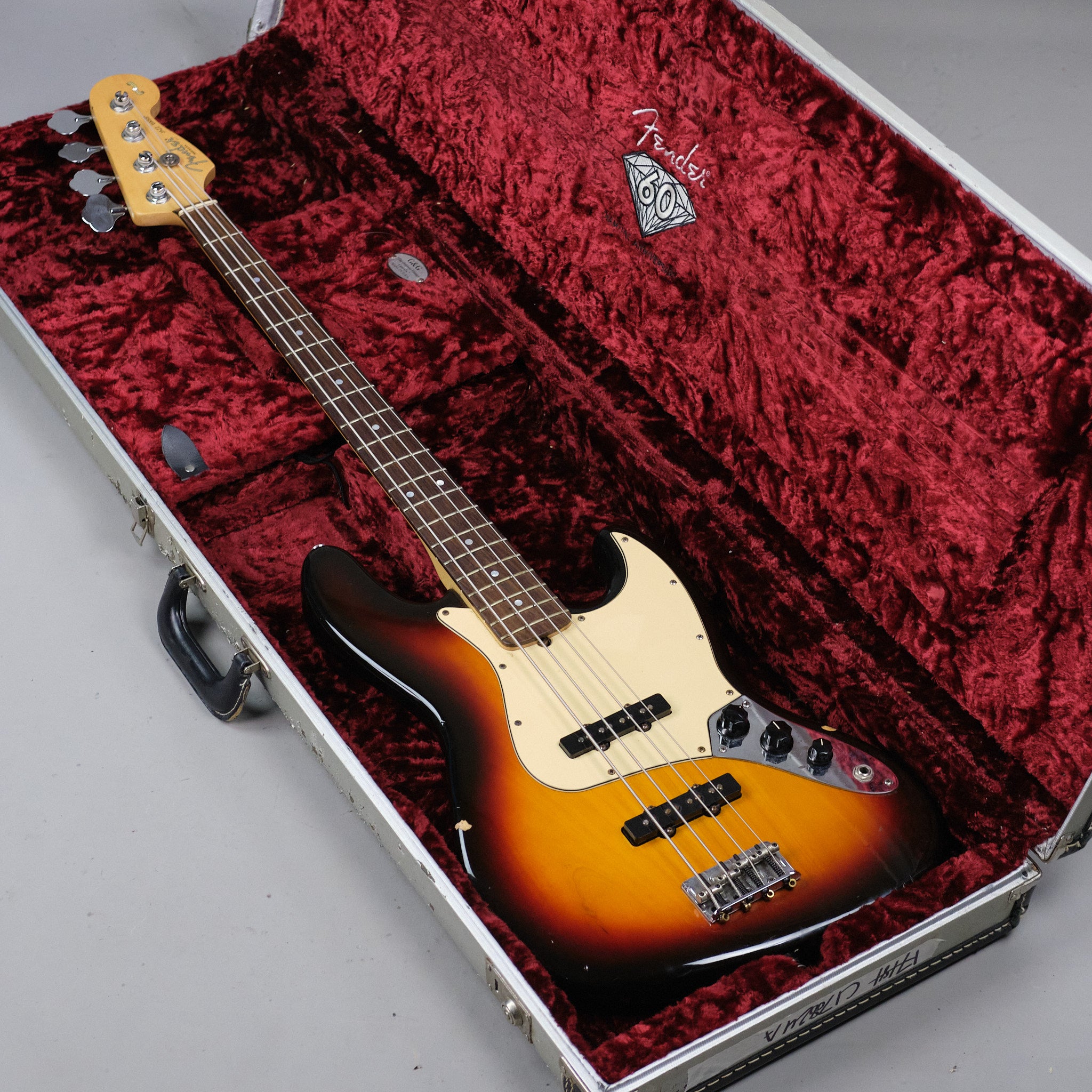 2006 Fender 60th Anniversary American Jazz Bass (USA, Sunburst, OHSC)