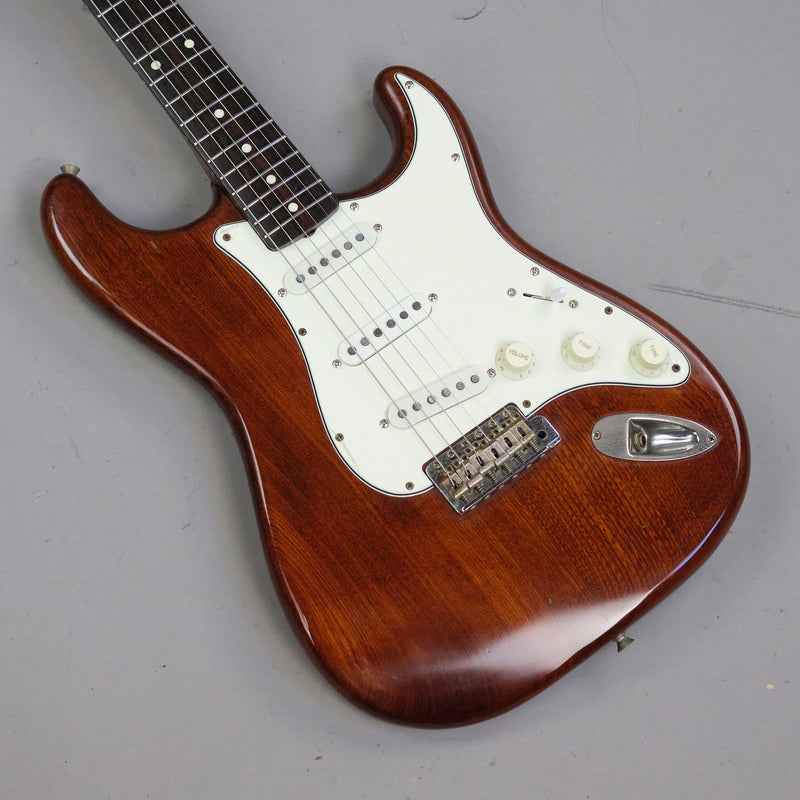 1990 Fender STD62 Stratocaster (Japan, Customer Special Order, Mahogany Stain)