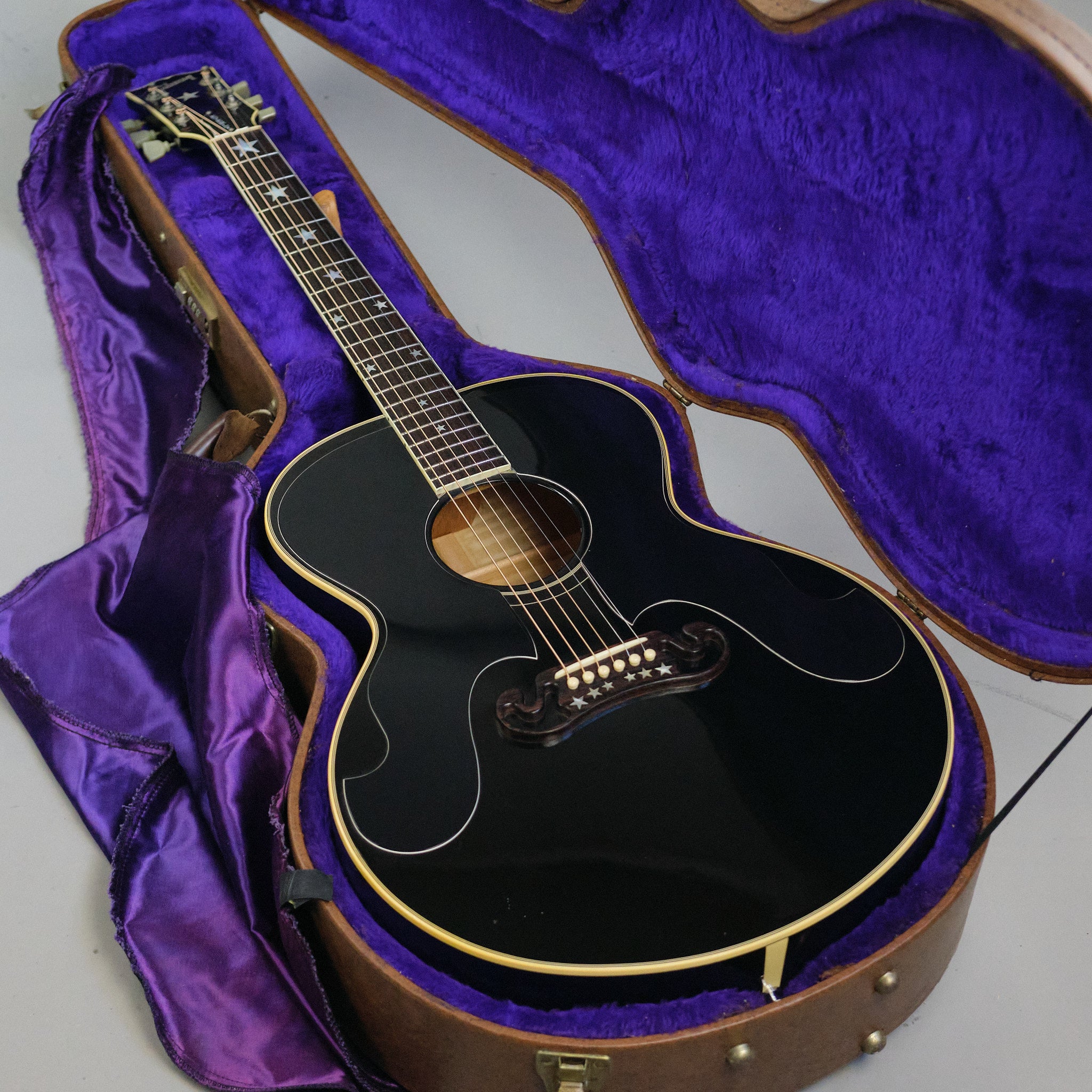 1995 Gibson J180 Everly Brothers (USA, Black, OHSC)