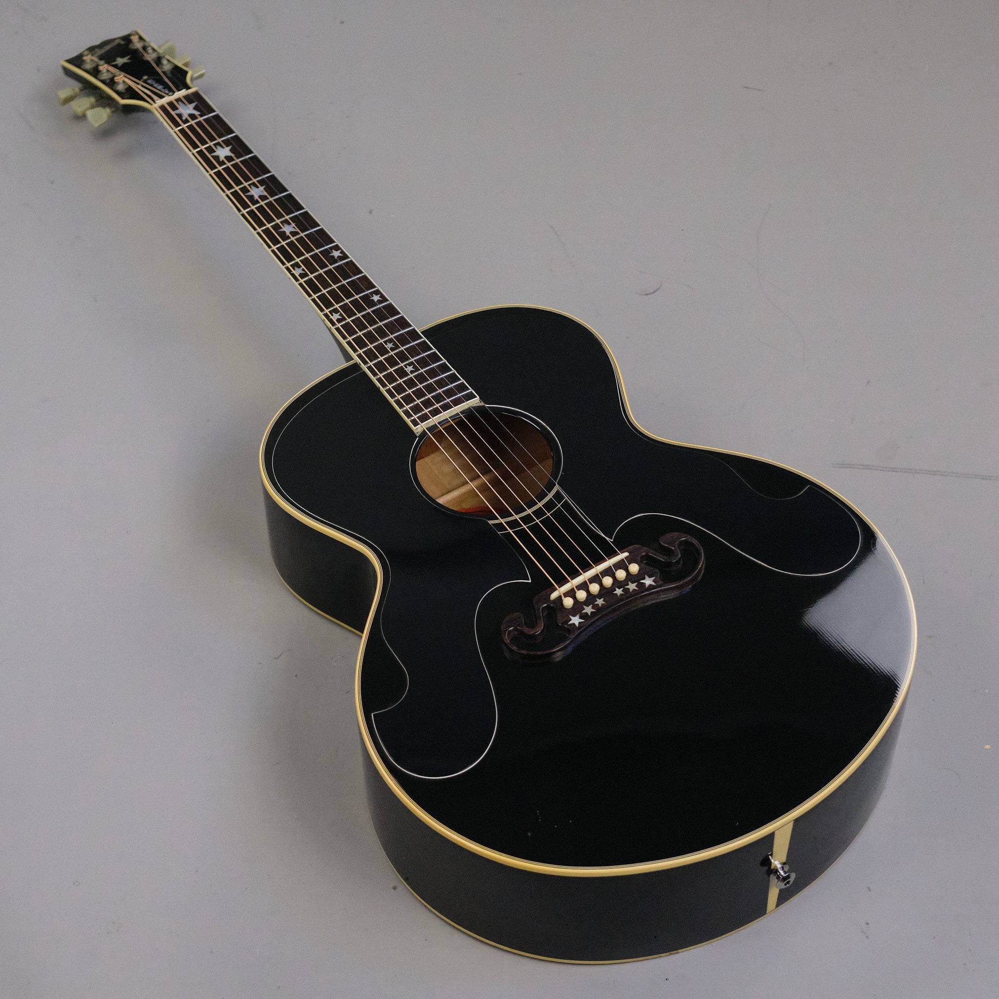 1995 Gibson J180 Everly Brothers (USA, Black, OHSC)