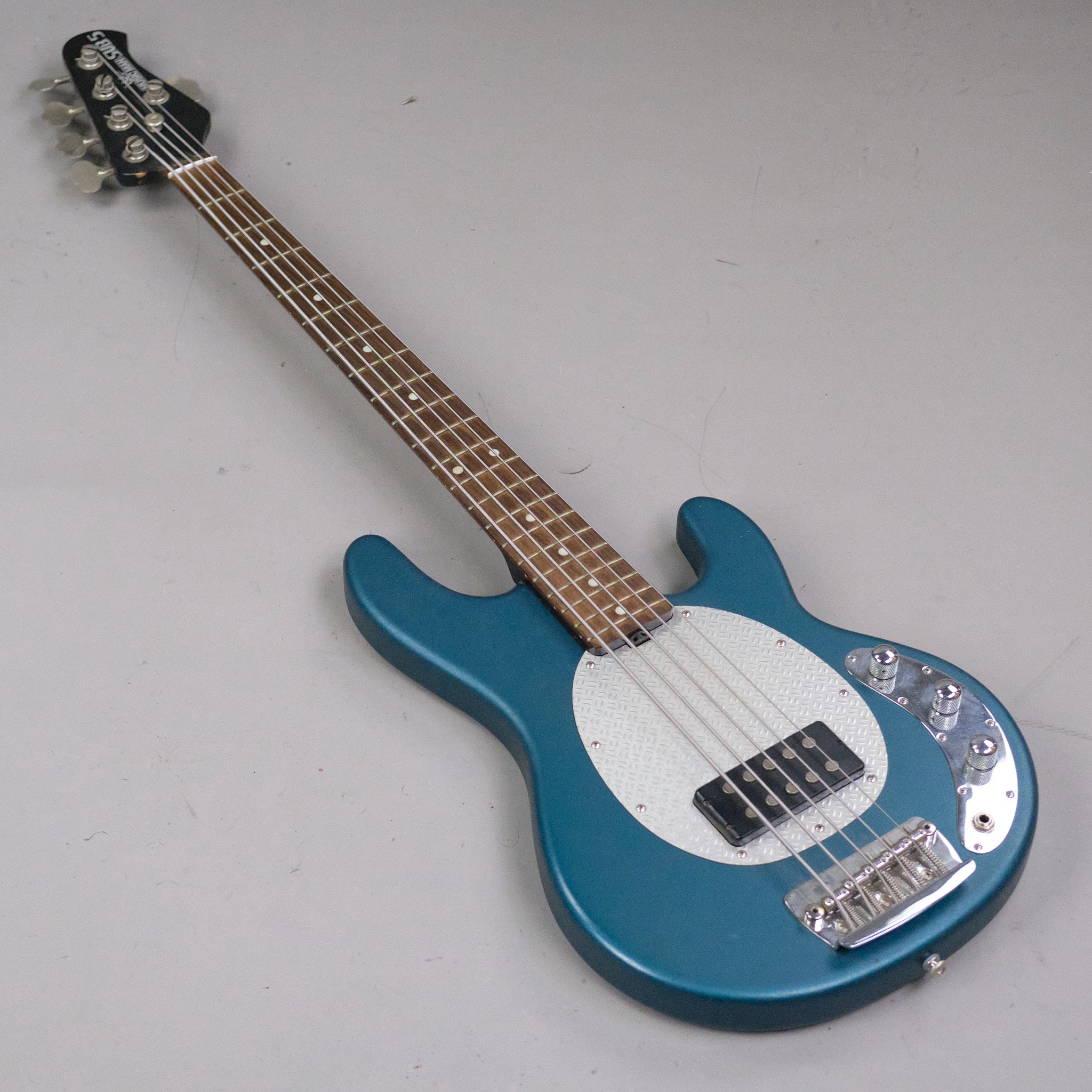 2005 Musicman Sub 5 Bass (USA, Blue, HSC)