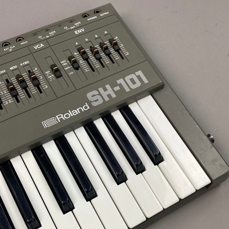 c1980s Roland SH-101 Analog Monophonic Synthesizer (Japan, w/ Mod Grip)