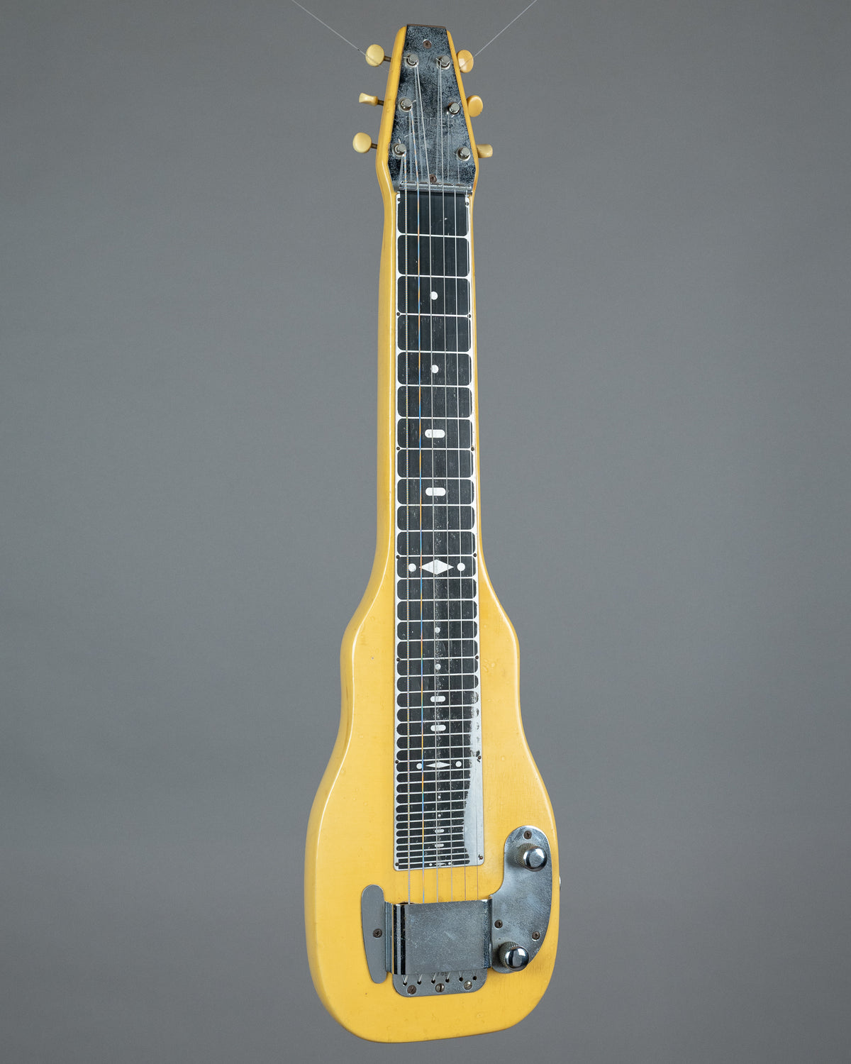 1951 Fender Champion Lap Steel (USA, Yellow Pearloid, OHSC)