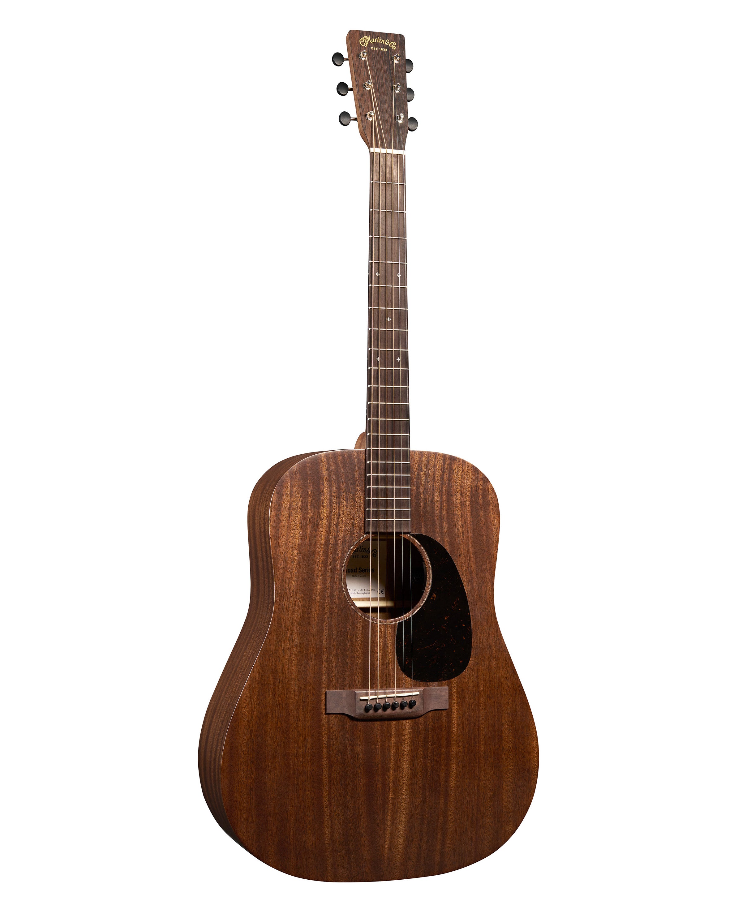 Martin D-10E Retro Sapele Road Series Dreadnought (Pickup, Gig Bag)