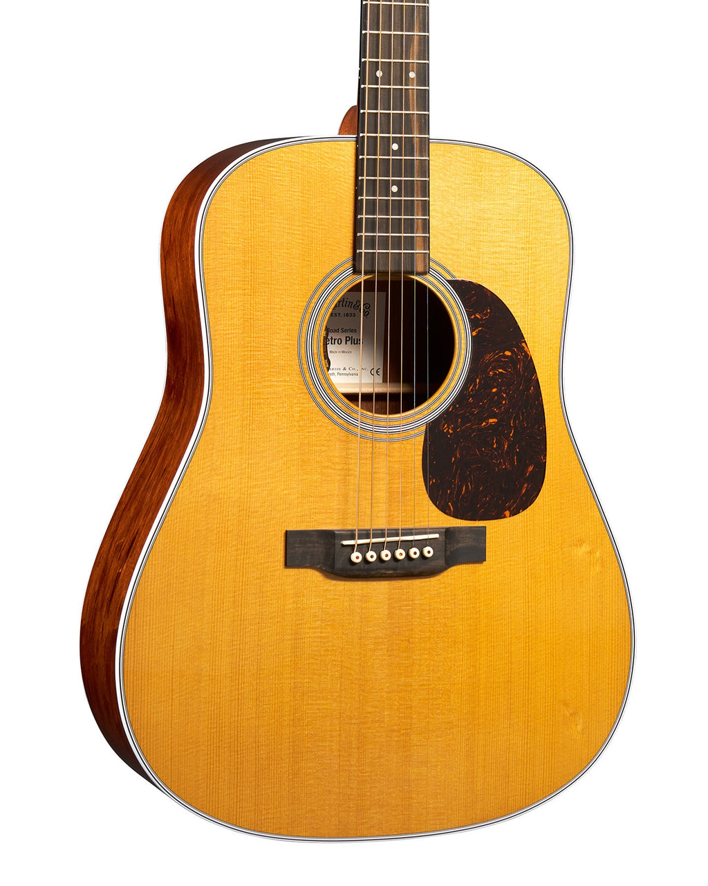 Martin DE Retro Plus Granadillo Road Series Dreadnought Acoustic Guitar