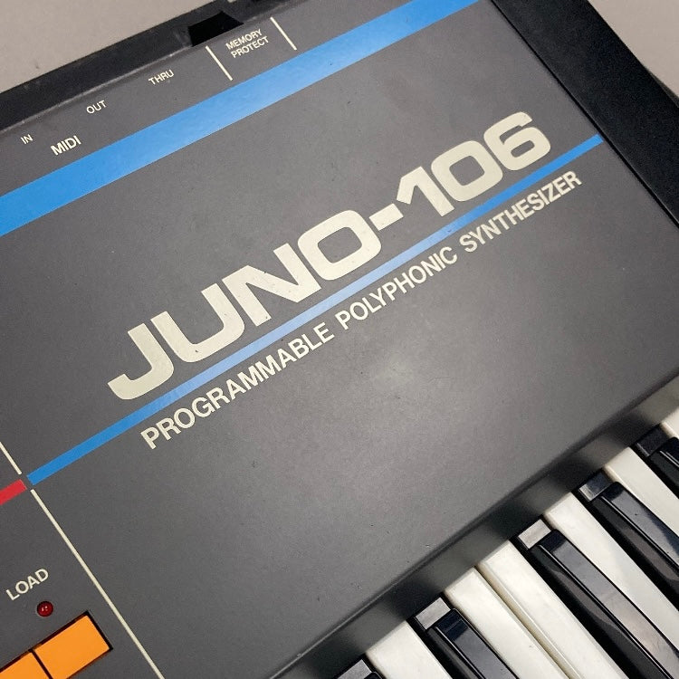 c1980s Roland Juno 106 Analog Polyphonic Synthesizer (Japan, OHSC)