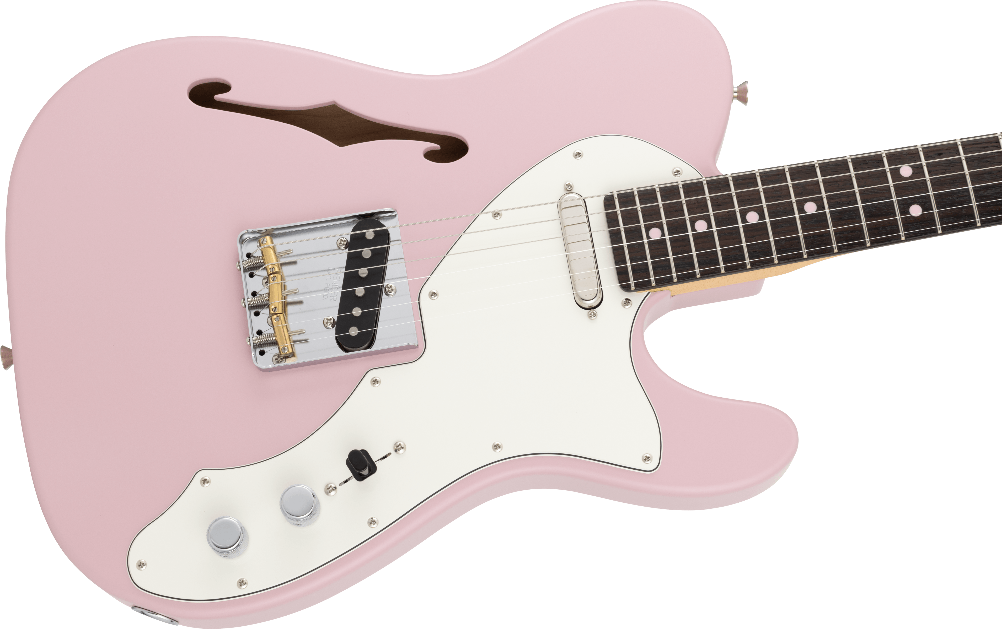 Fender Made in Japan Ltd Kusumi Telecaster Thinline (Rosewood Fingerboard, Kusumi Pink)