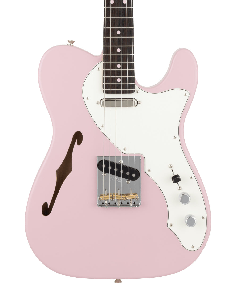 Fender Made in Japan Ltd Kusumi Telecaster Thinline (Rosewood Fingerboard, Kusumi Pink)